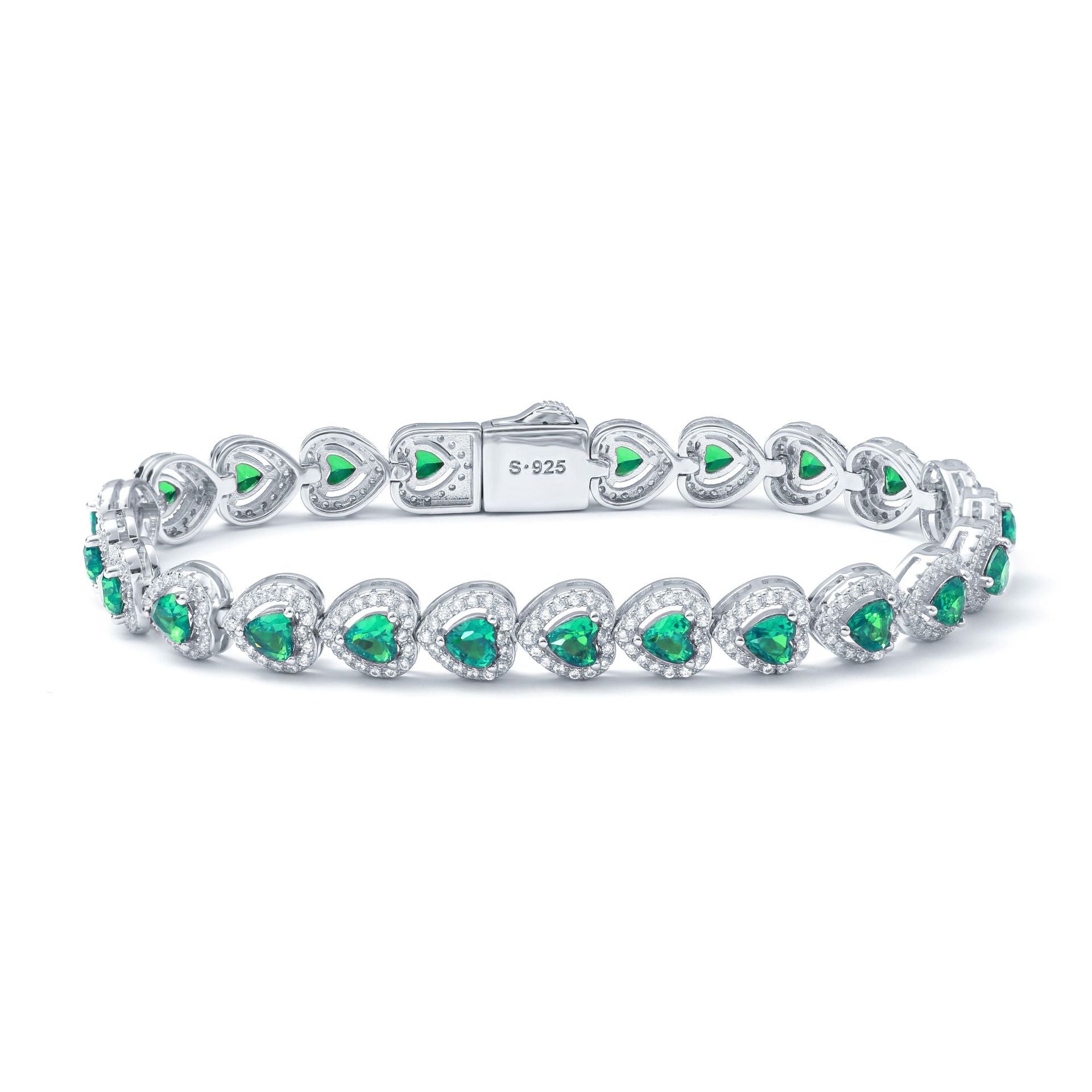 Fashion classic color love zircon bracelet