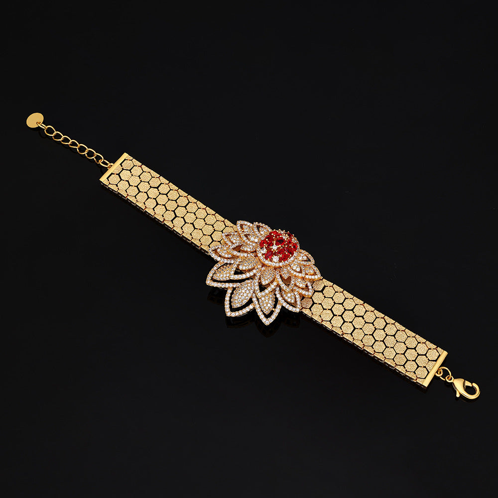 Bohemian style jewelry set, luxurious banquet accessories for women