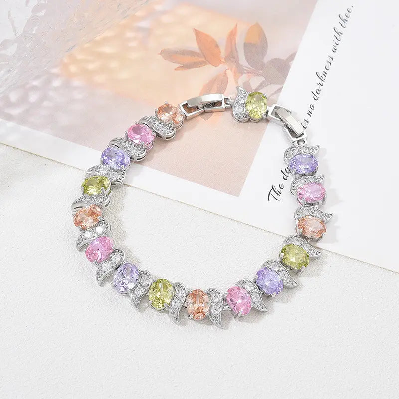 Bracelet de mode avec boucle diamant