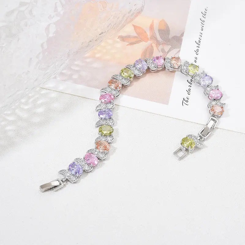 Bracelet de mode avec boucle diamant