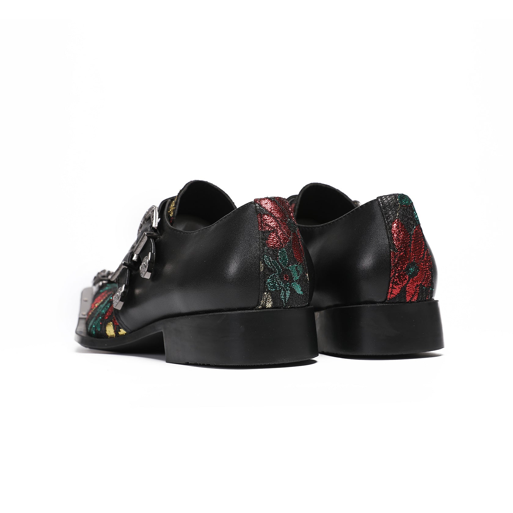 Brock Printed Leather Shoes Men's Wedding Prom Derby Shoes