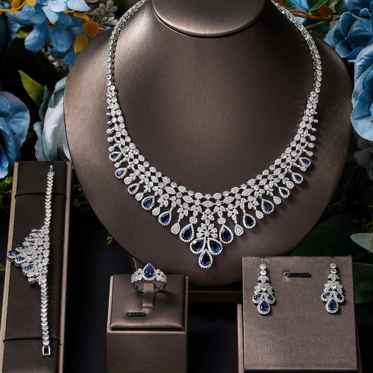 Parure de luxe émeraude – Collection Mariage et Soirée