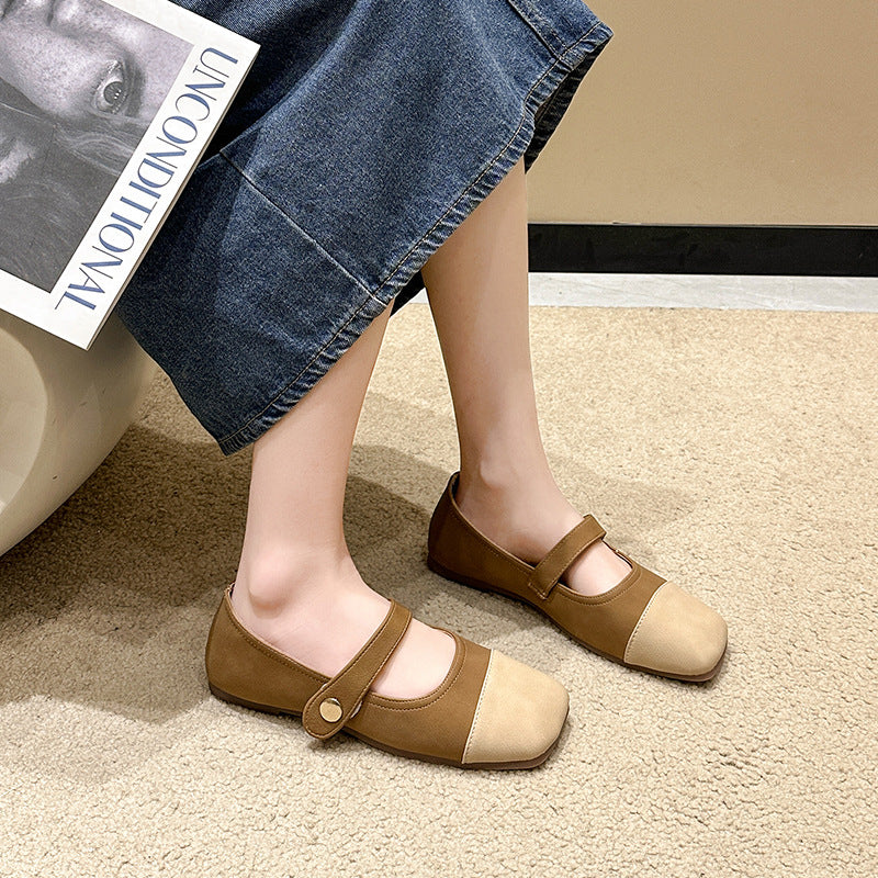 Fashion Mary Jane shoes one-button loafers Shoes for women