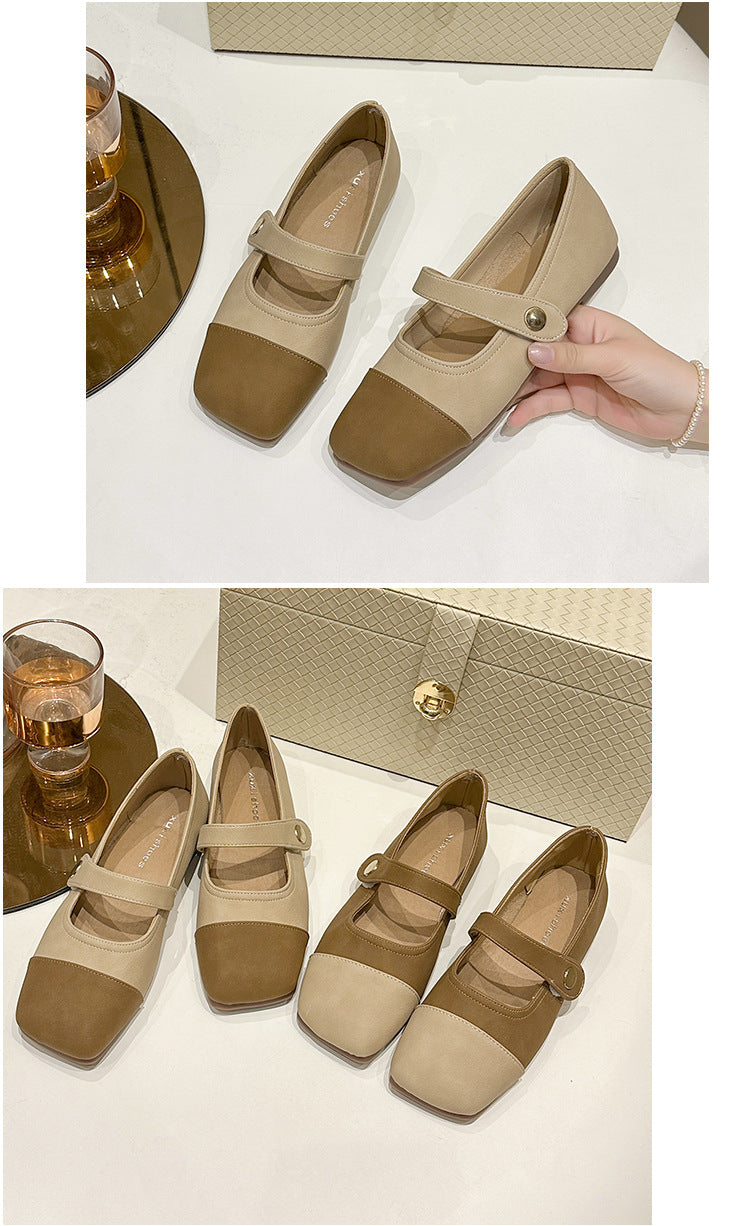 Fashion Mary Jane shoes one-button loafers Shoes for women