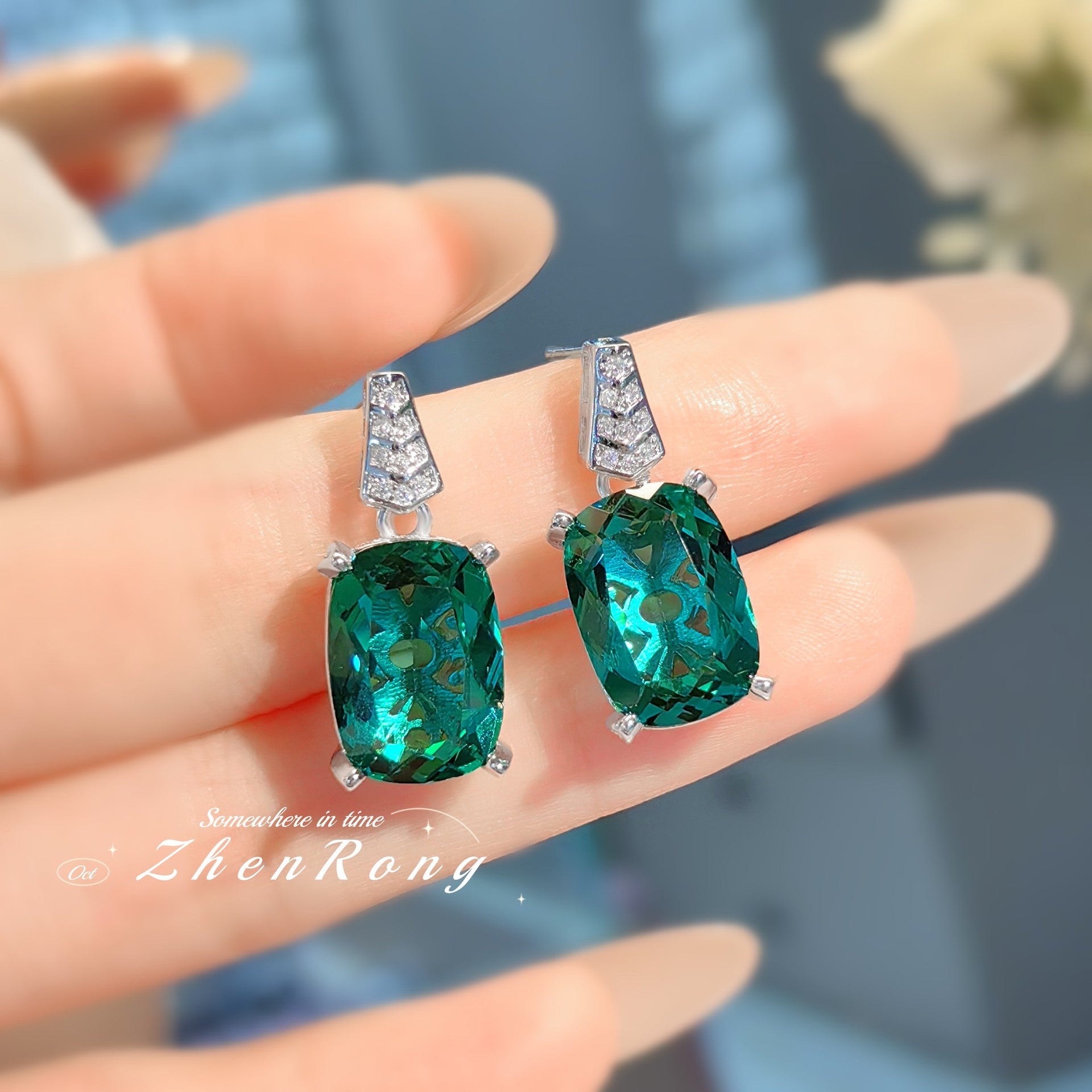 New Royal Green Square Color Treasure Series