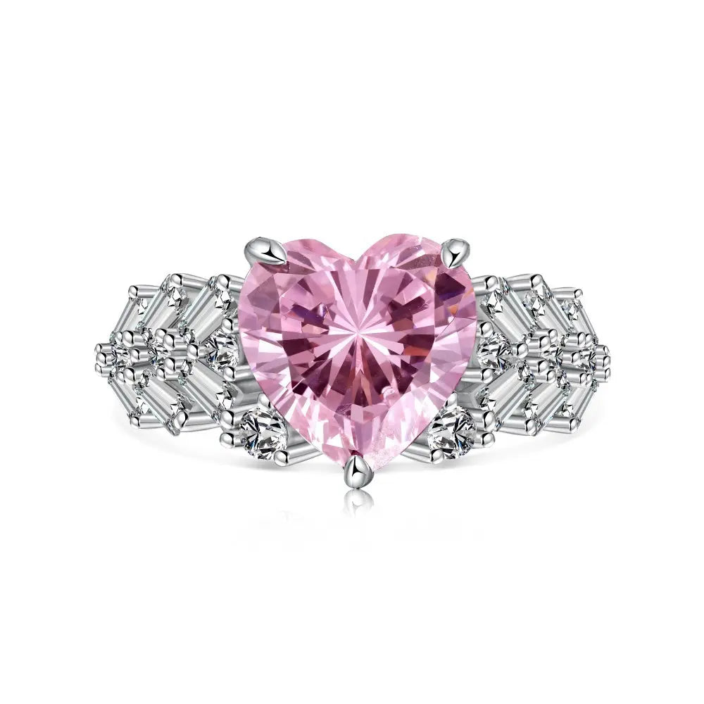 Collection de bagues nœud rose