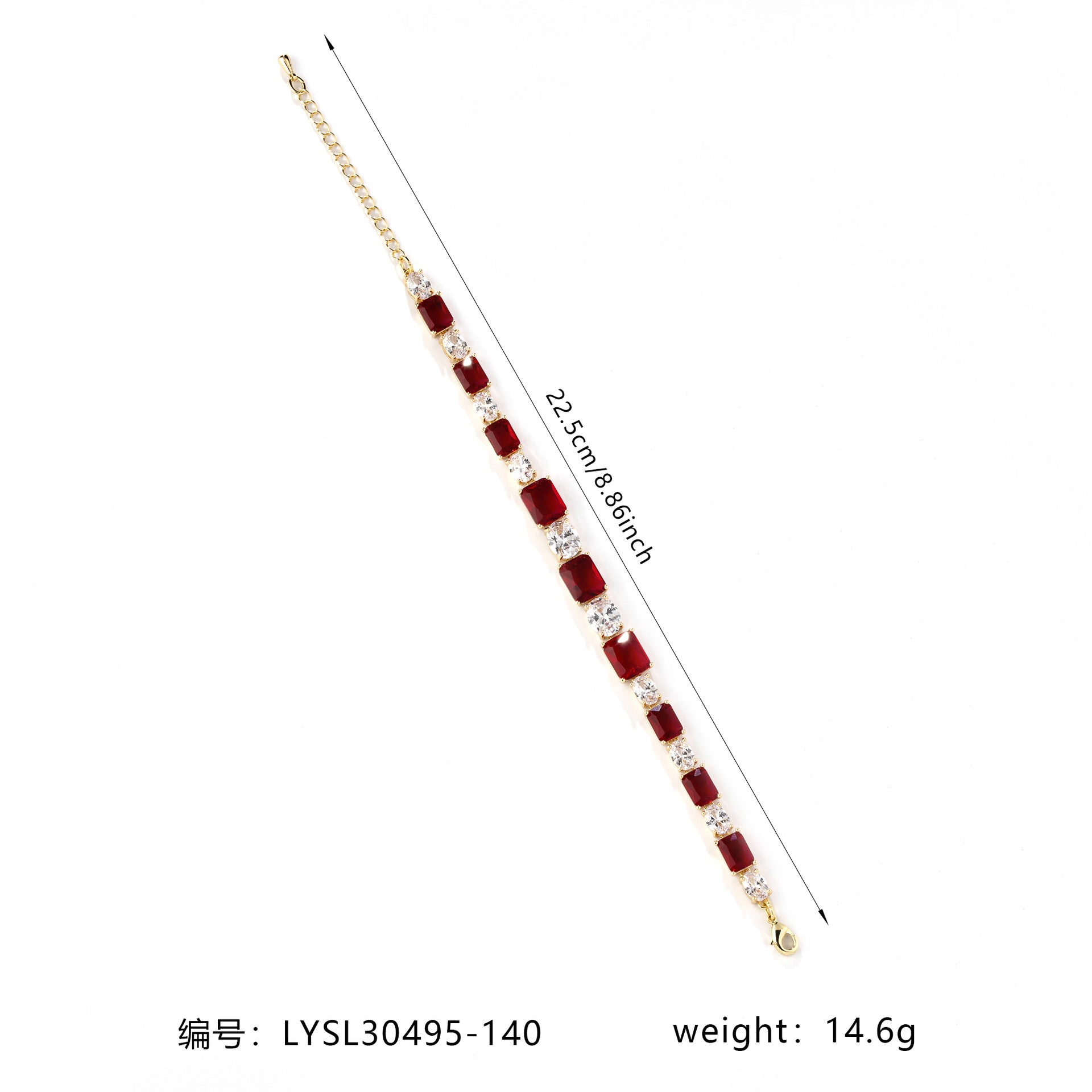 Luxury Multicolor Crystal Tennis Bracelet – Elegant Statement Jewelry for Women