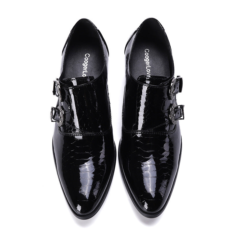 British Black Leather High Top Martin Boots