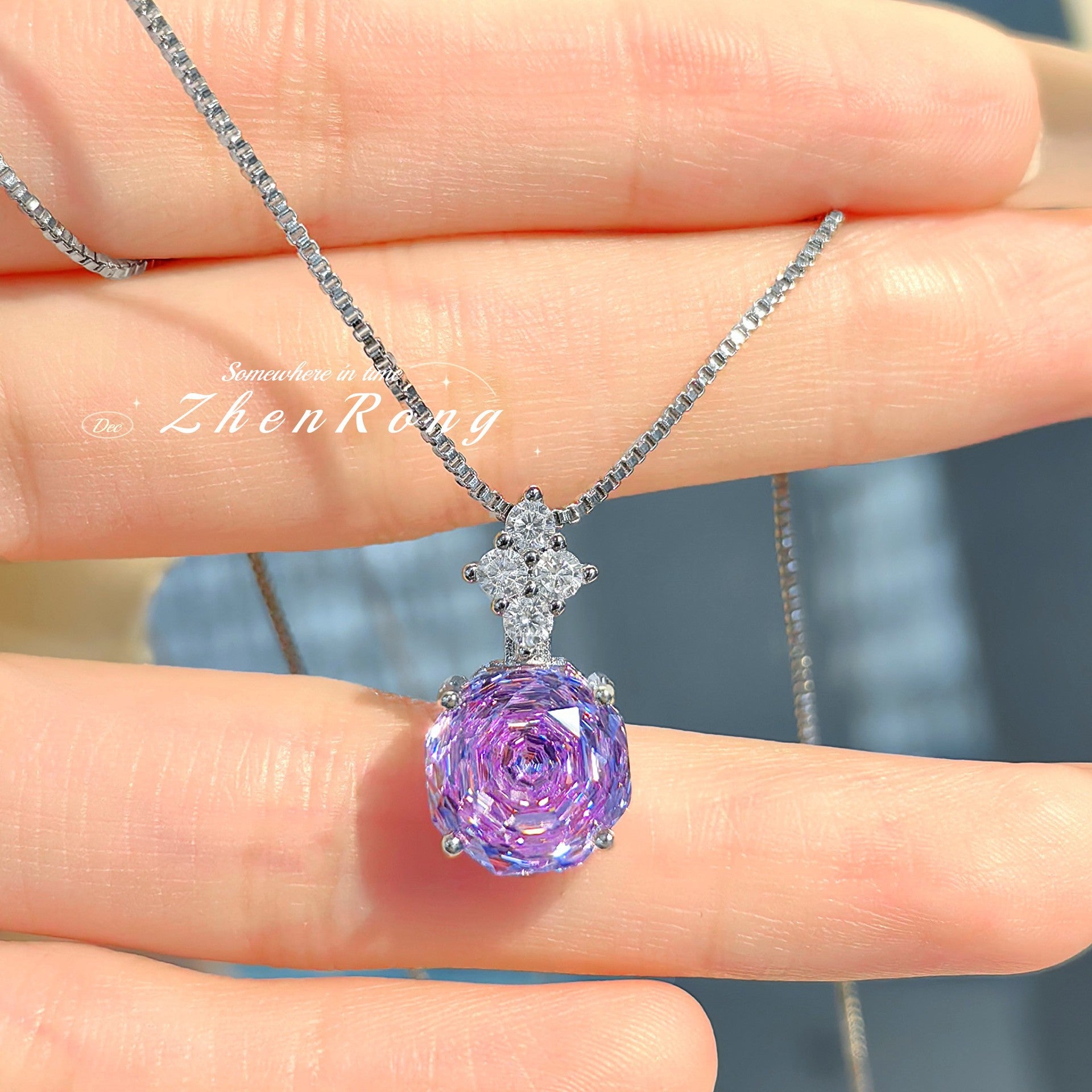 Fashion light luxury star anise rose color treasure series