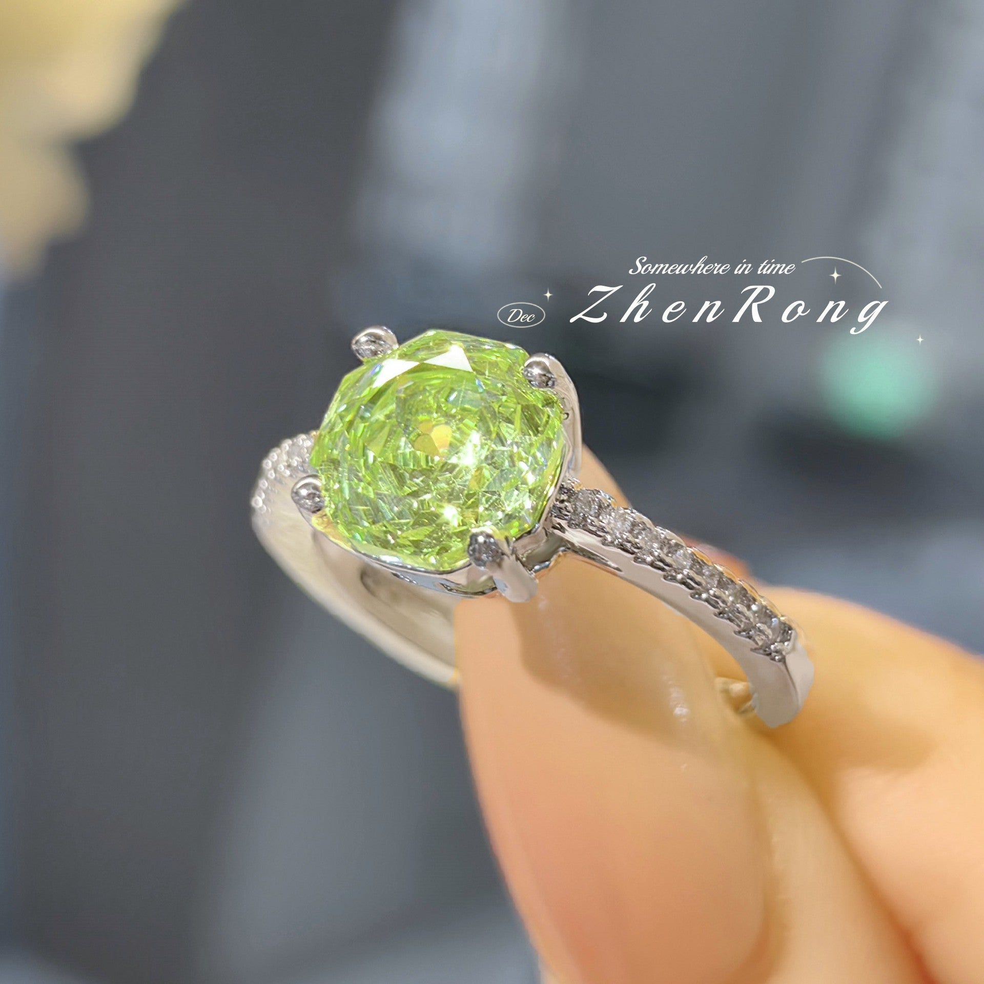 Fashion light luxury star anise rose color treasure series