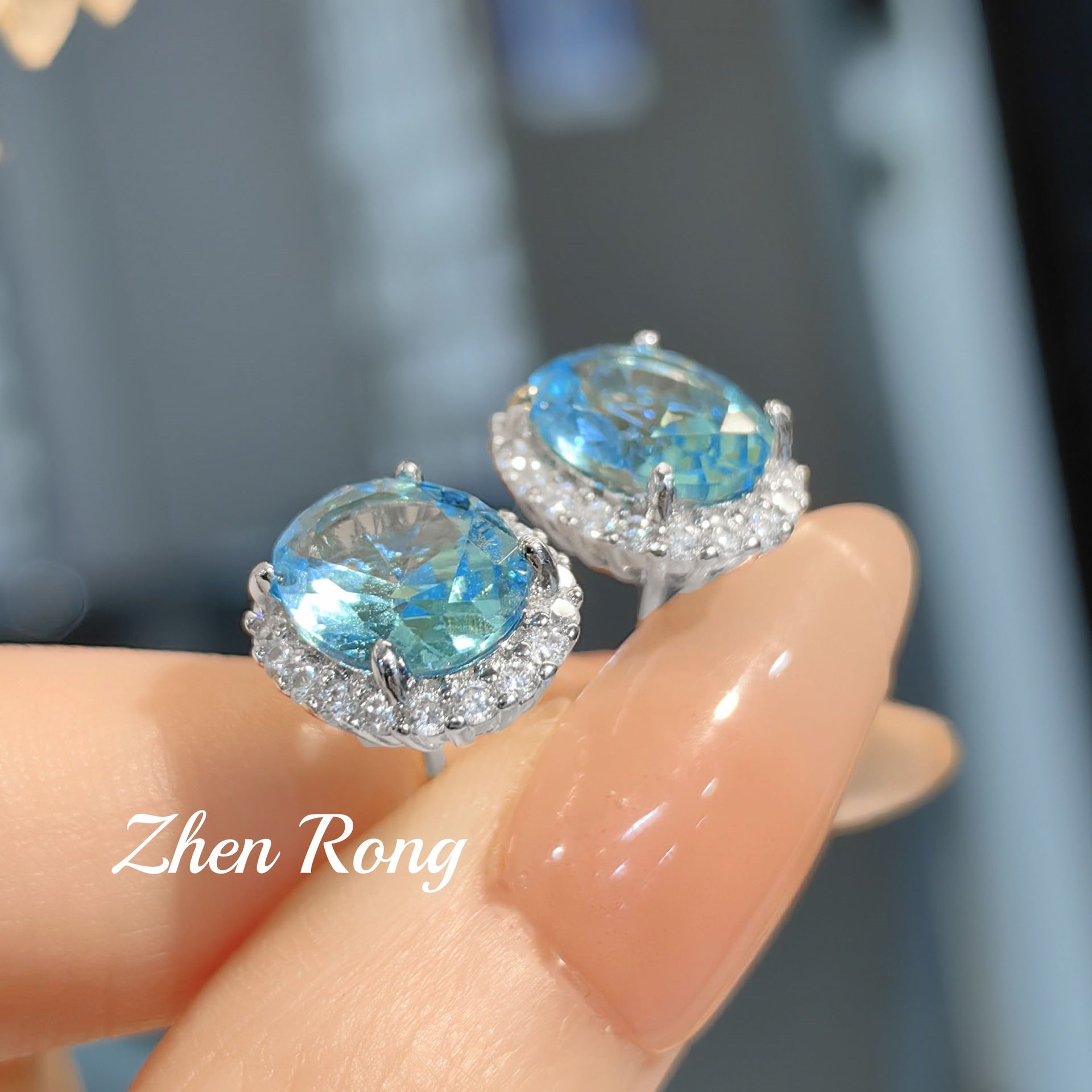 Heavy Industry Color Diamond Pigeon Egg Hanging Color Treasure Series