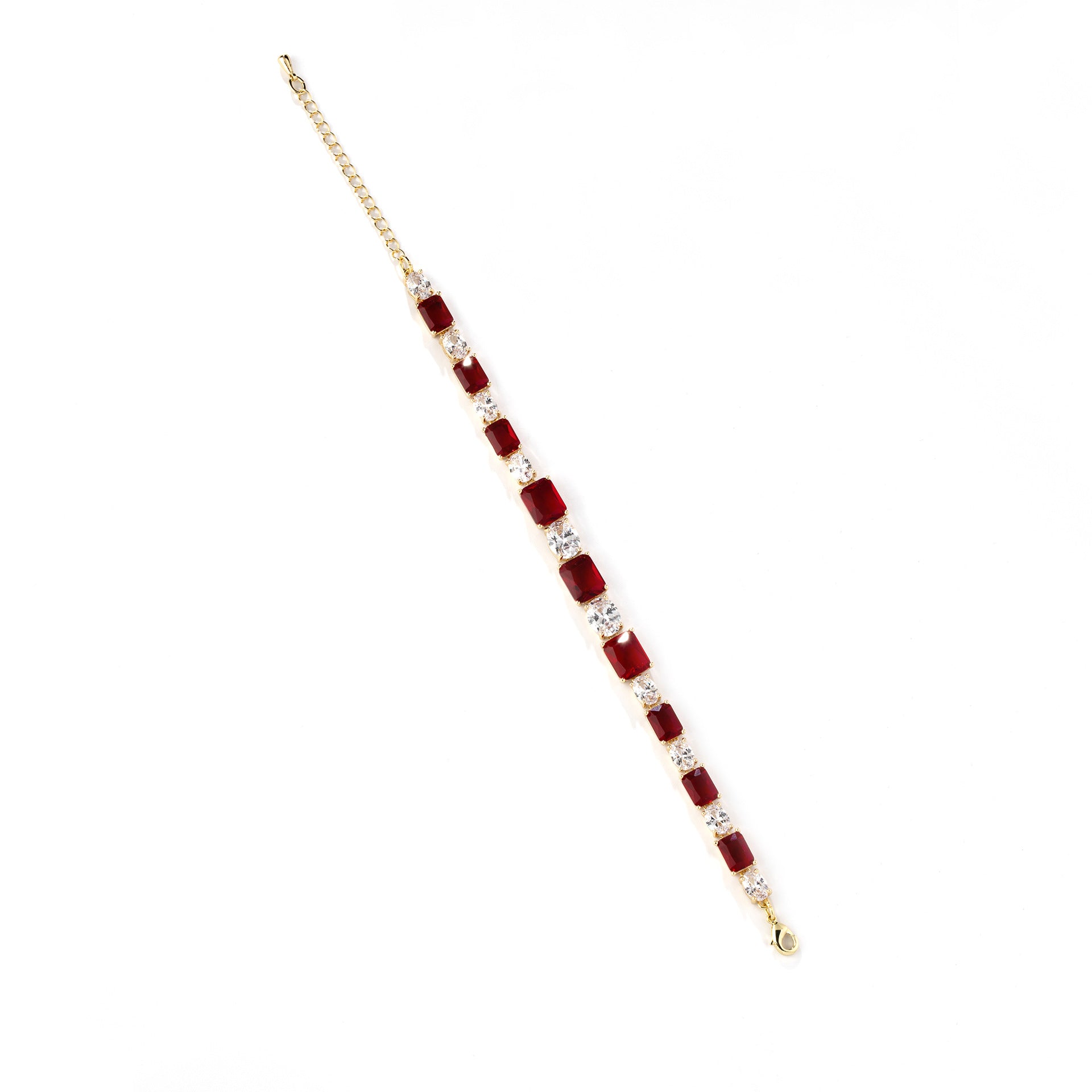 Luxury Multicolor Crystal Tennis Bracelet – Elegant Statement Jewelry for Women