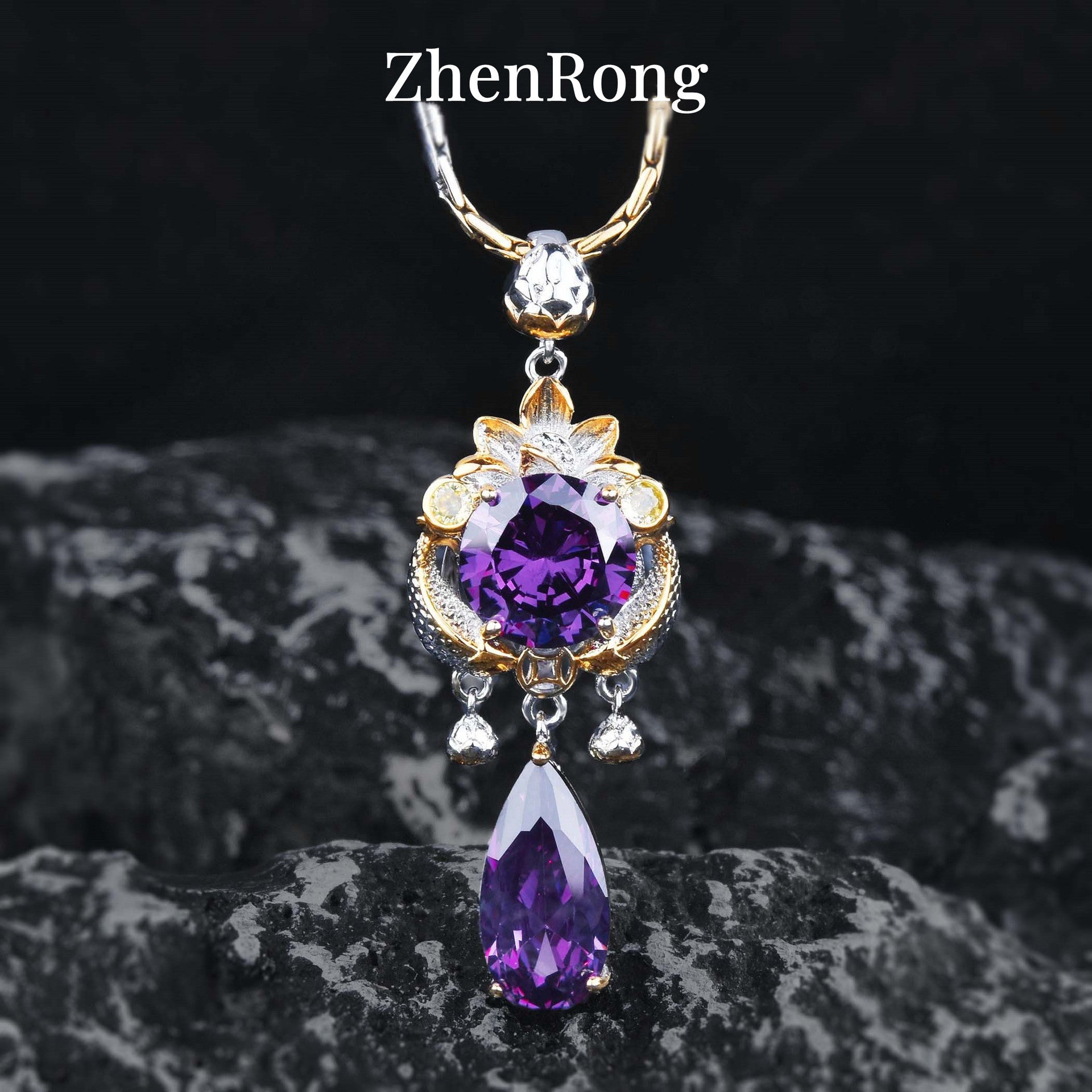 Italian Pisces play lotus purple color treasure series