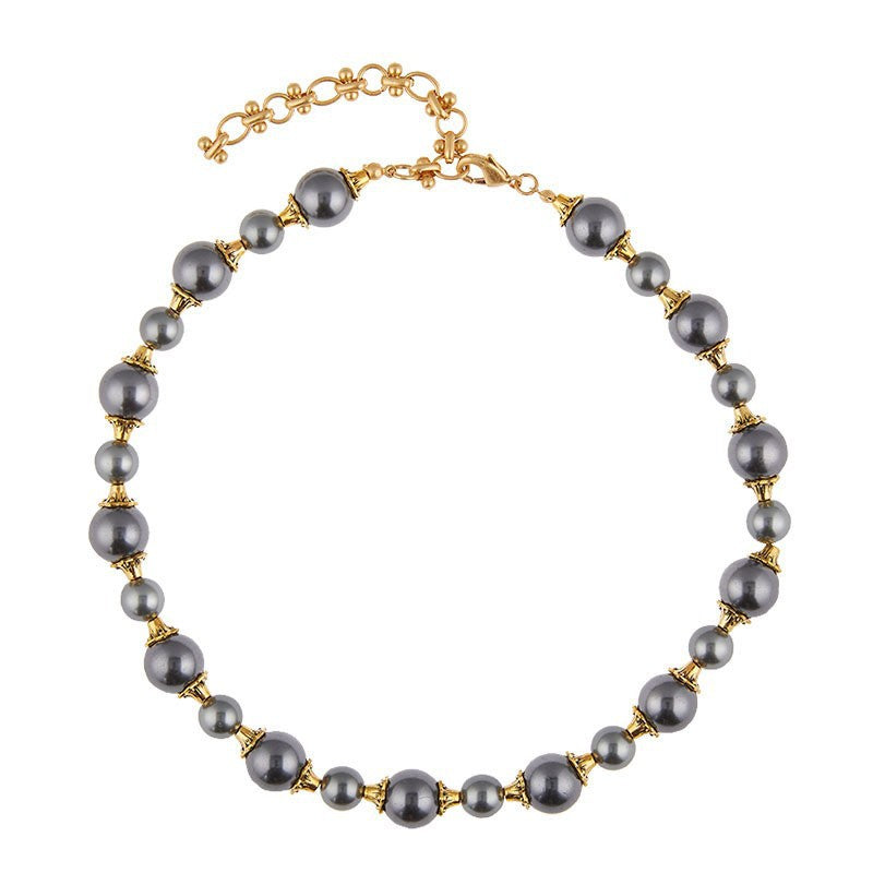 Collier de Perles Simple et Élégant à la Française