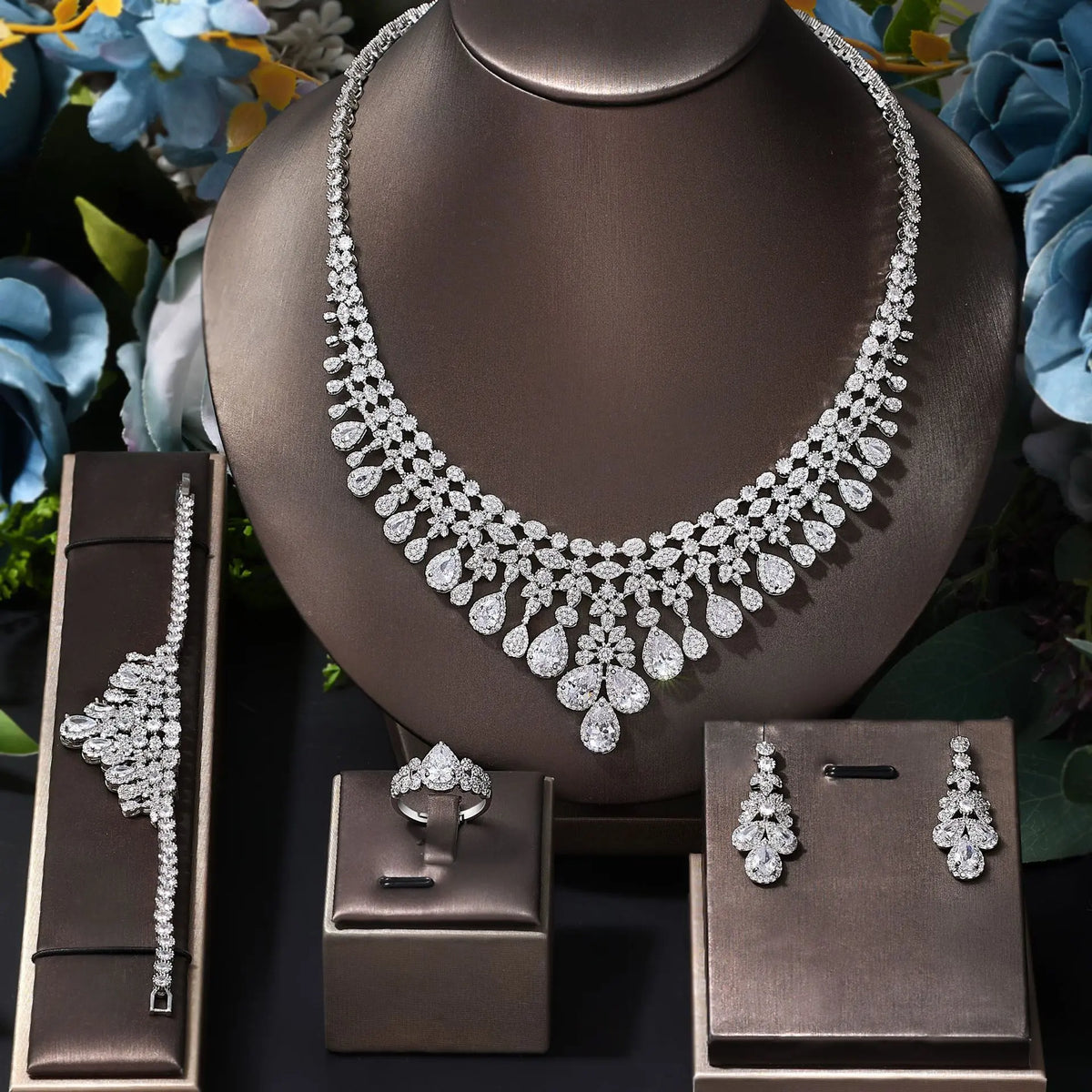 Parure de luxe émeraude – Collection Mariage et Soirée