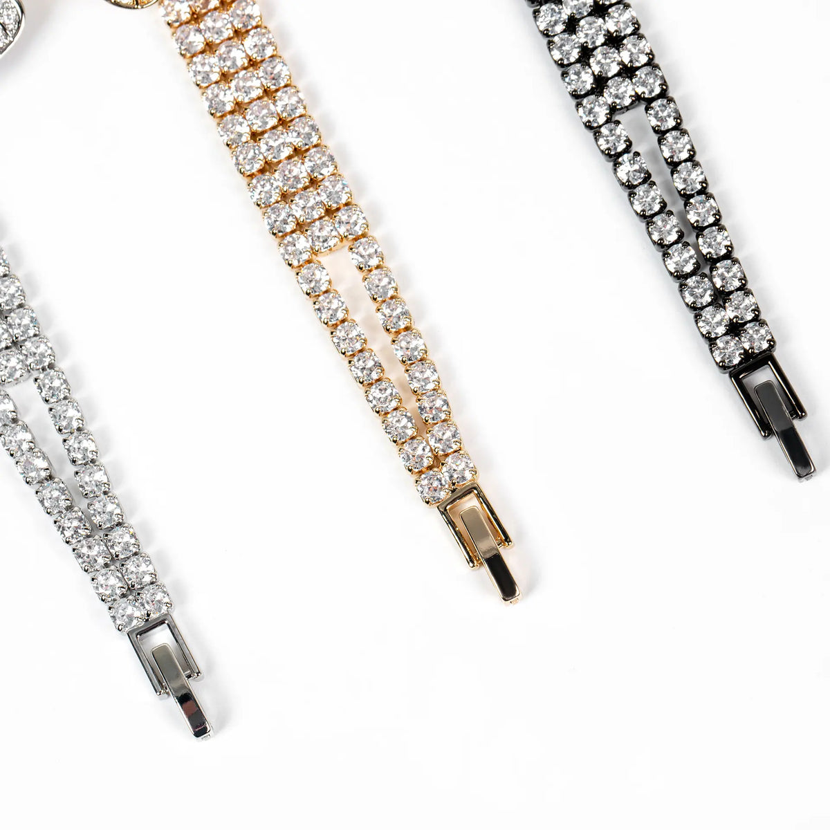 Bracelet Papillon Scintillant avec Pierre Jaune pour Femme