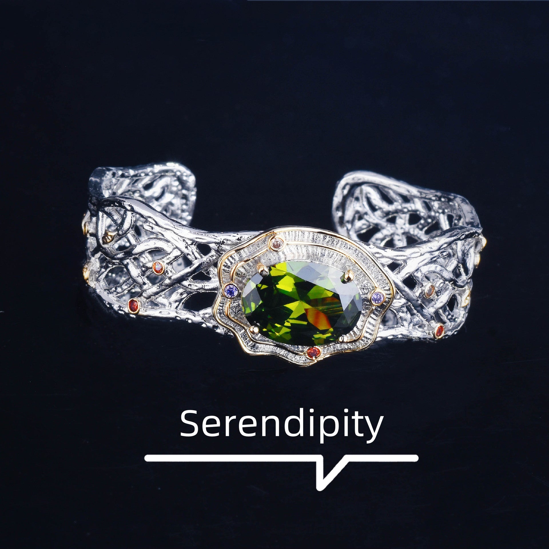 New high-end retro wind green color treasure series