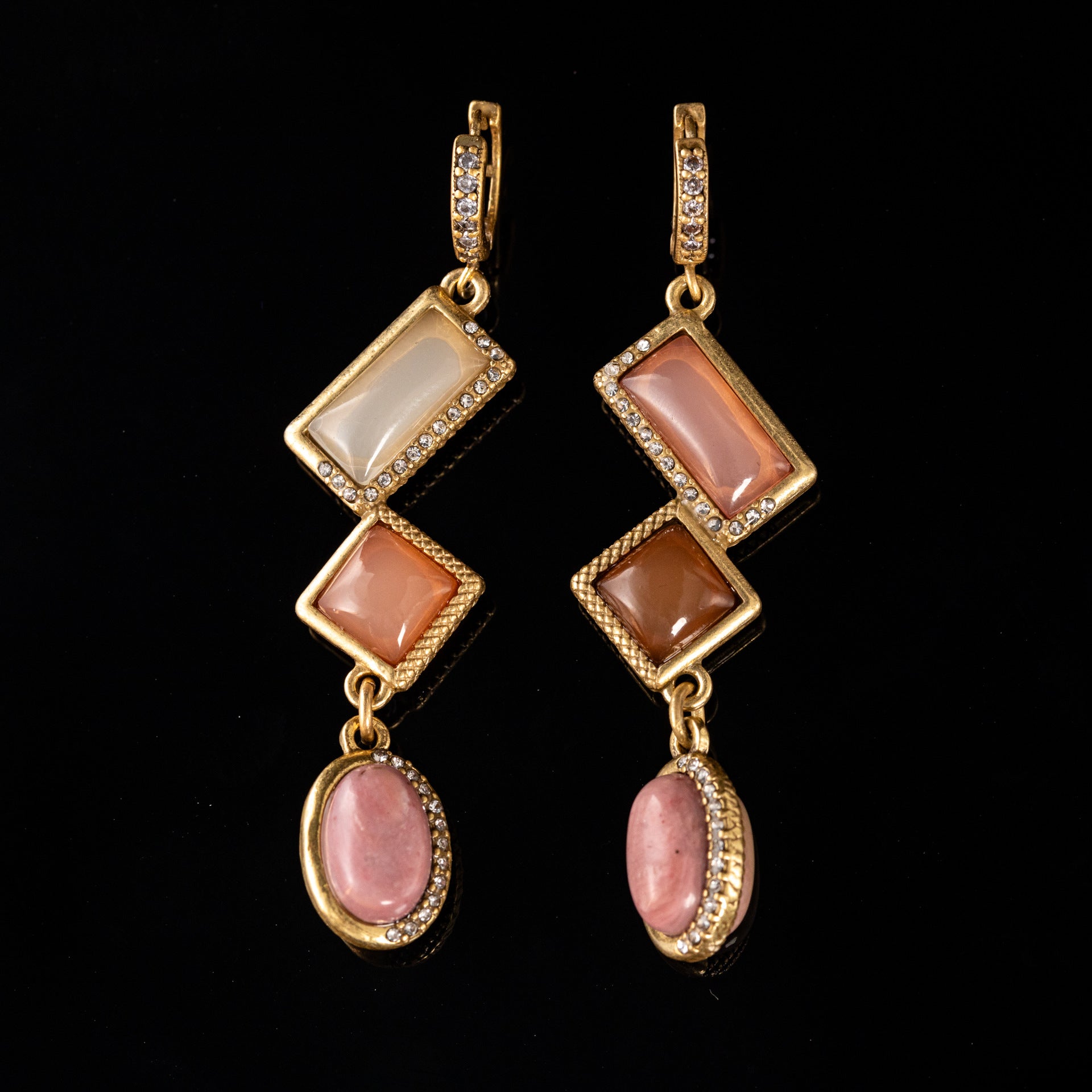 Fashion medieval retro niche earrings series