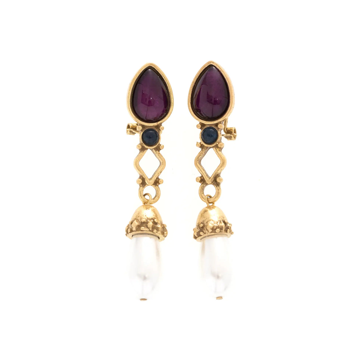 Boucles d'oreilles rétro créatives de style médiéval et de niche