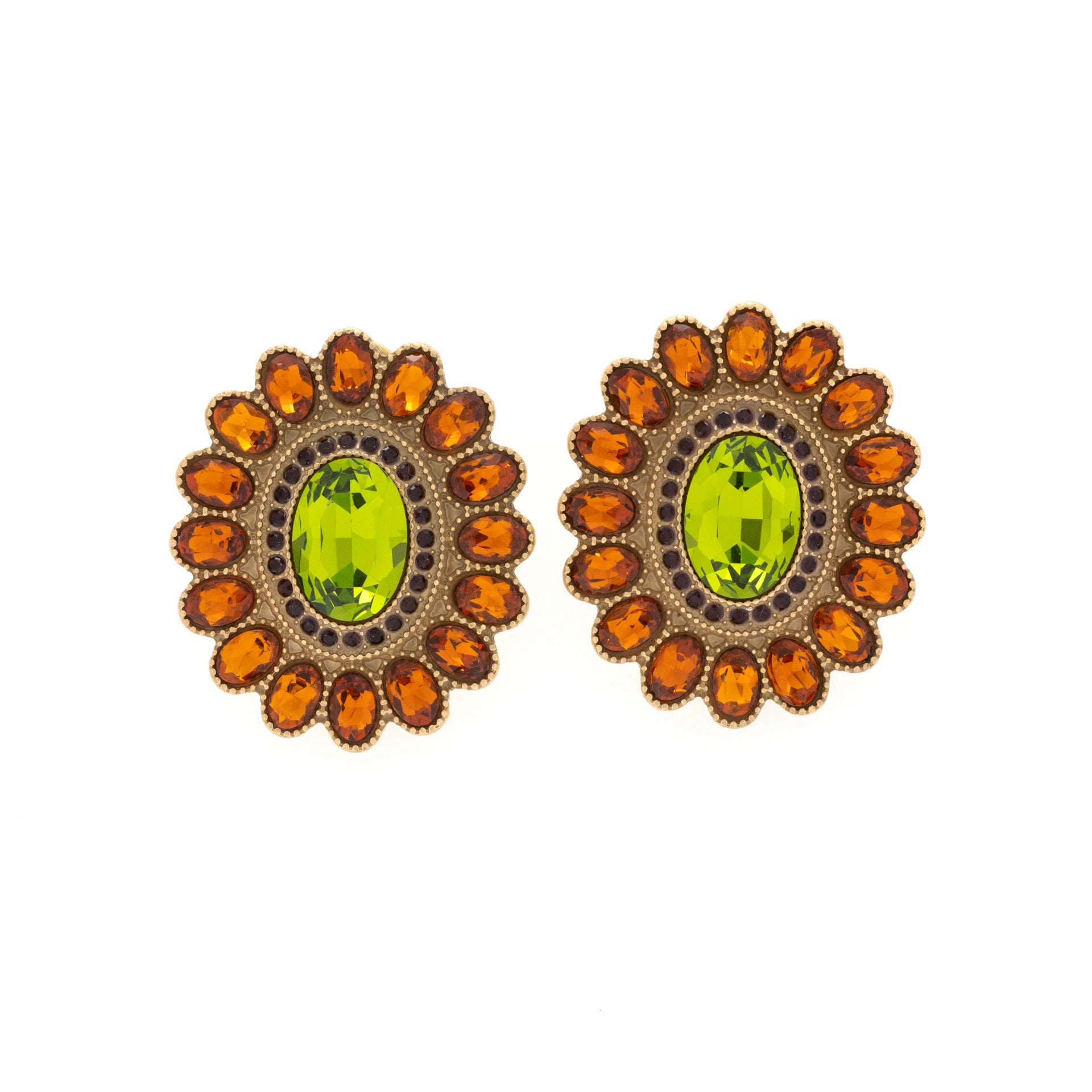 Fashion medieval creative niche design retro earrings set