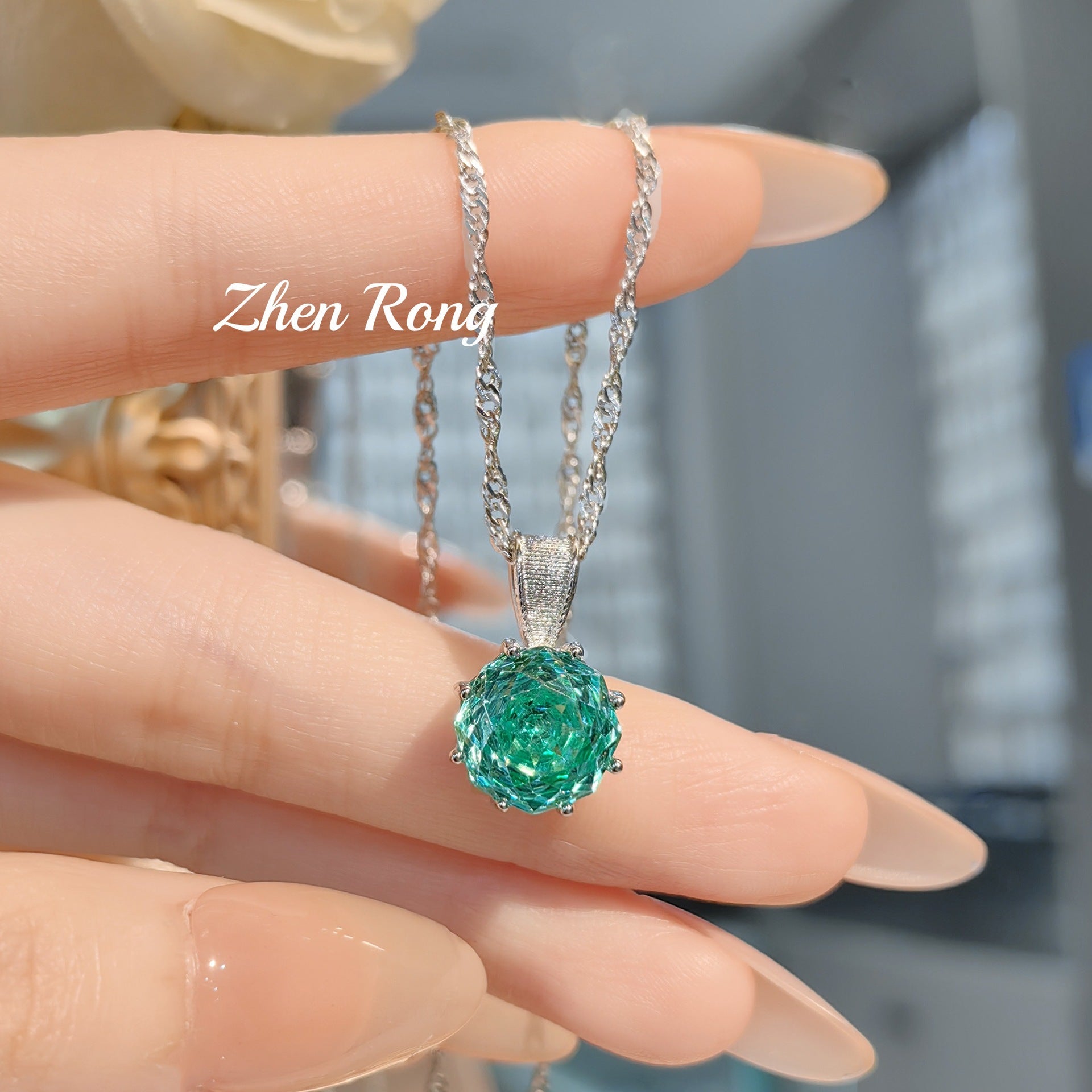 Light luxury brushed rose color treasure series