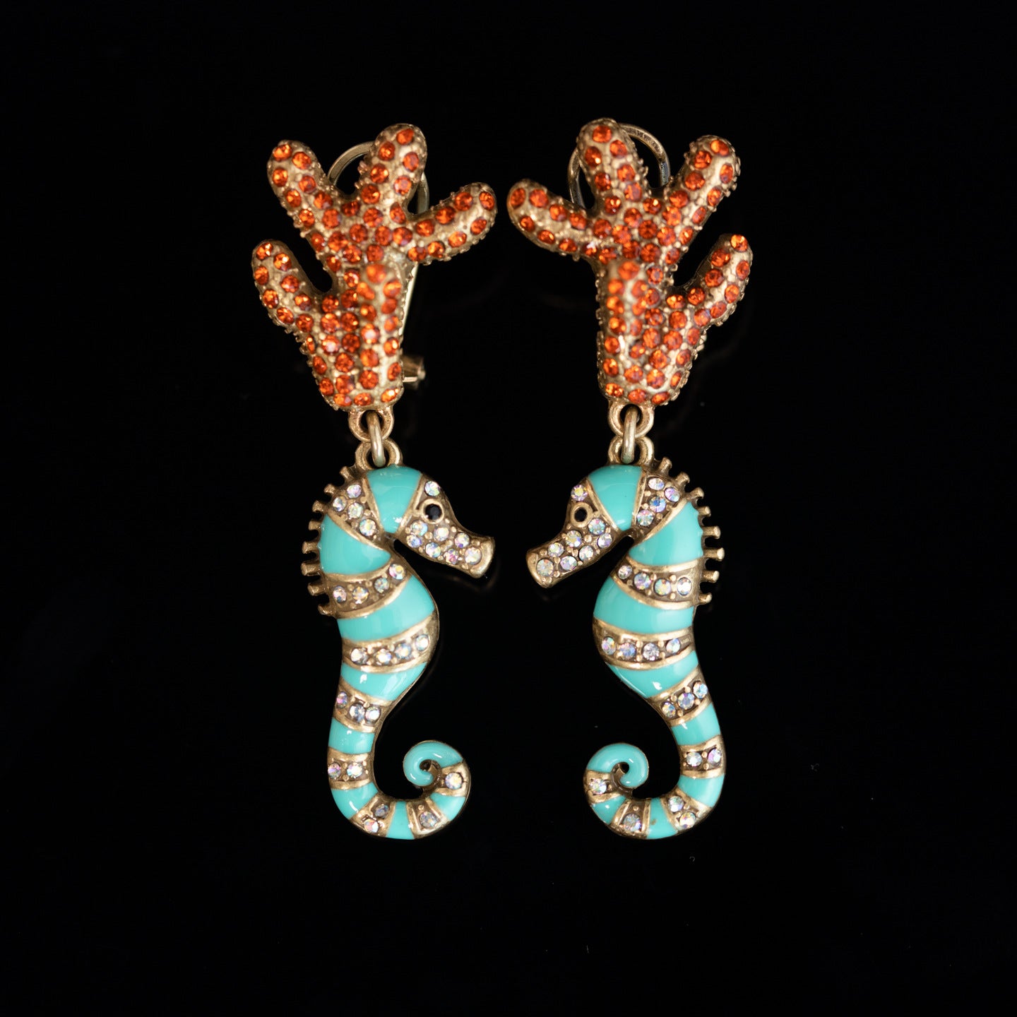 Fashion medieval retro niche earrings series