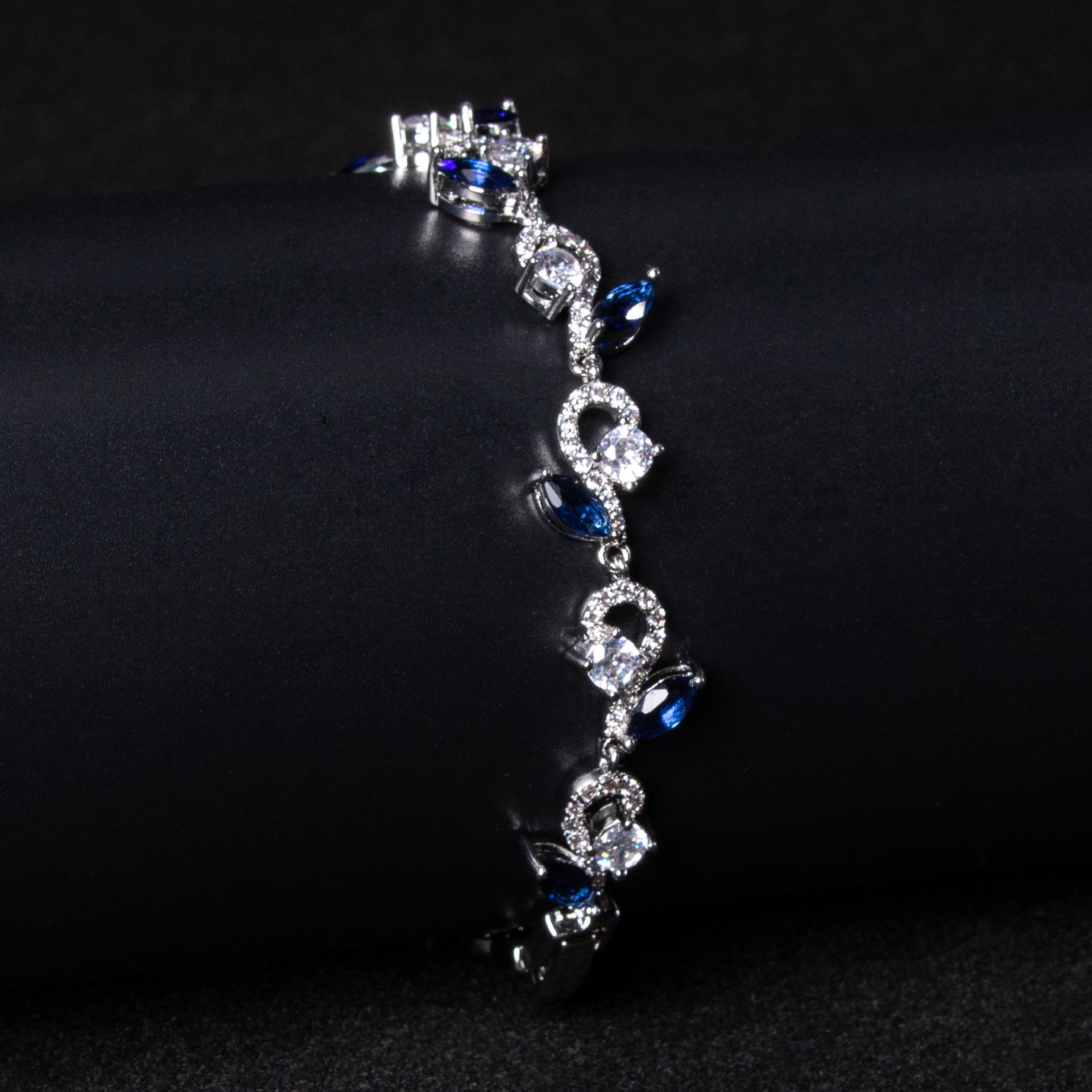 Luxury Multicolor Crystal Bracelet – Elegant Gemstone Jewelry for Women
