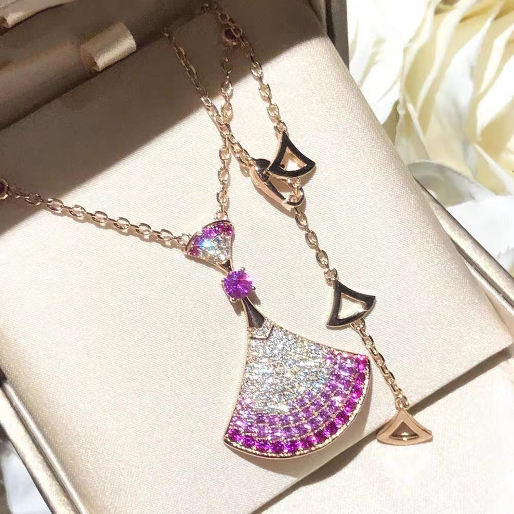 Fashion small fan shell necklace