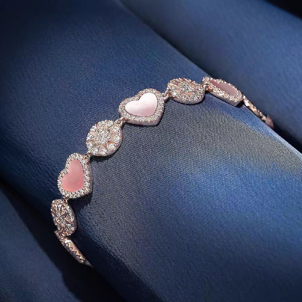 Pink Fritillary Love String Adjustable Bracelet