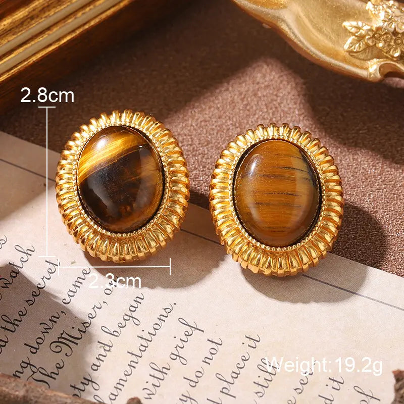 Parure de bijoux fantaisie vintage en cristal (boucles d'oreilles, bague et collier)