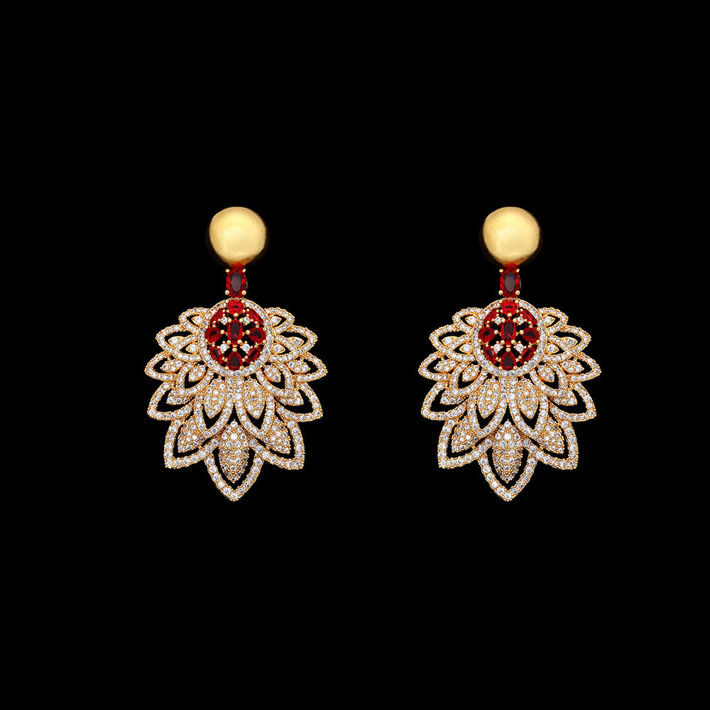 Bohemian style jewelry set, luxurious banquet accessories for women