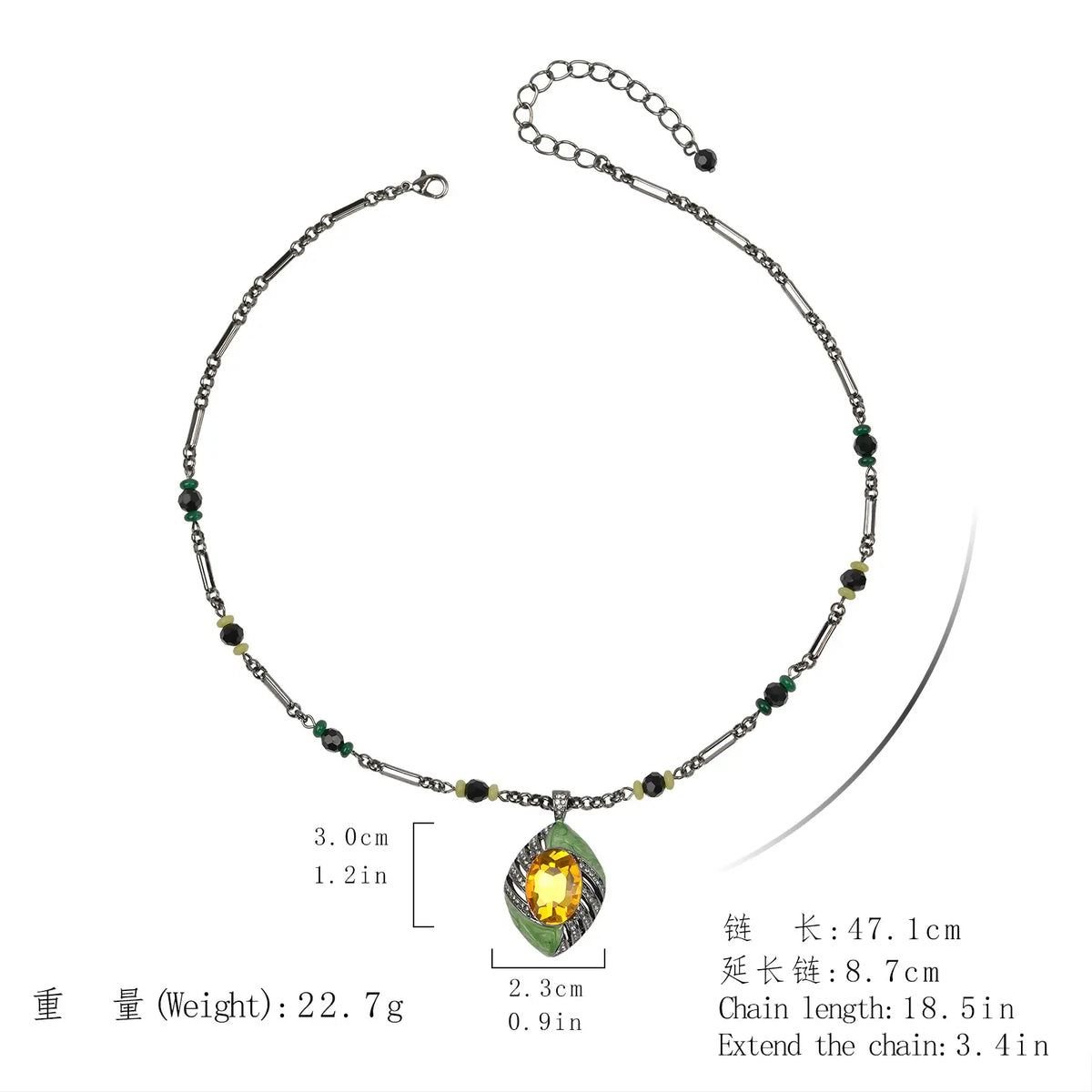 Ensemble boucles d'oreilles, collier et bague géométriques en topaze, style luxe léger