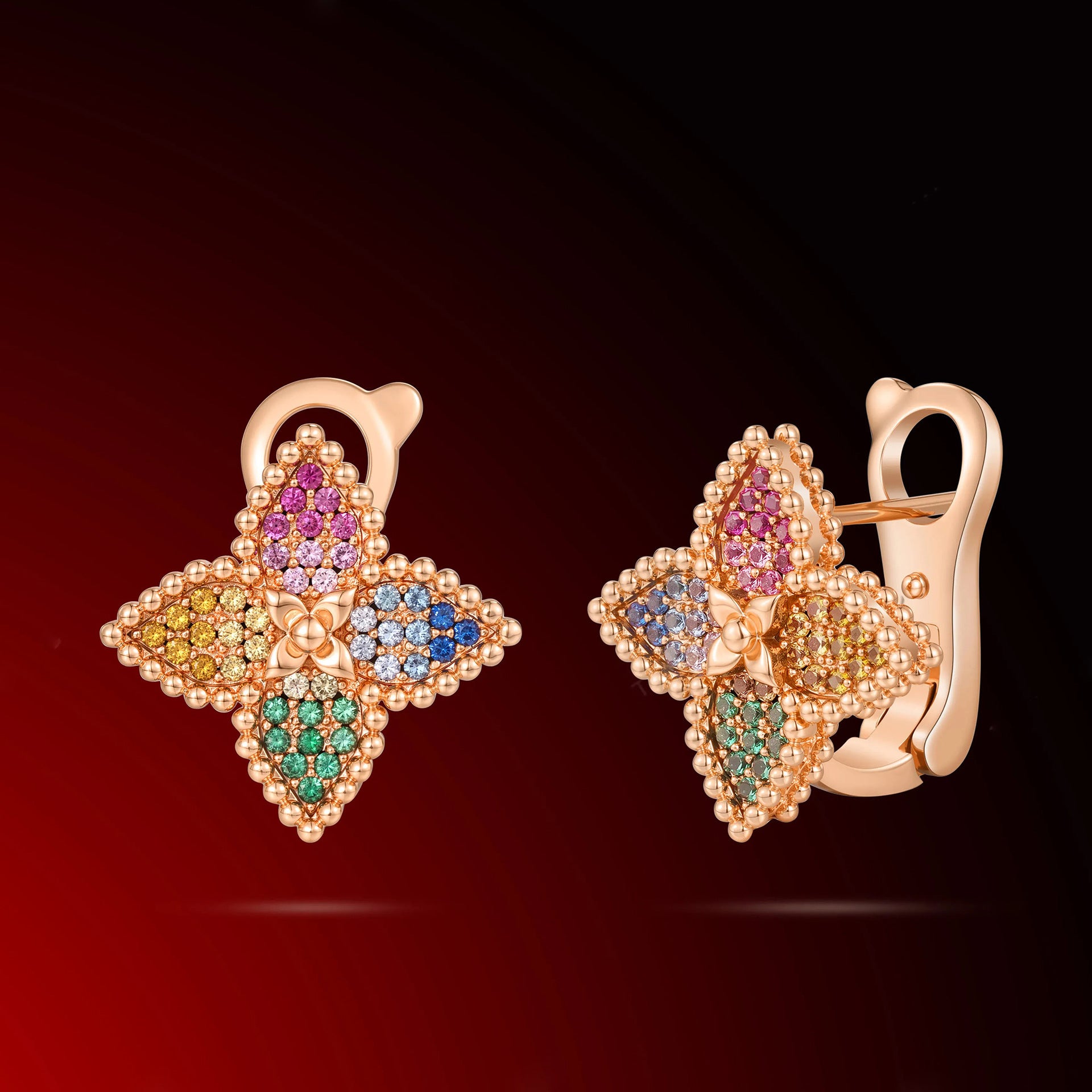 Light Luxury Color Dopamine Presbyopia Necklace Set