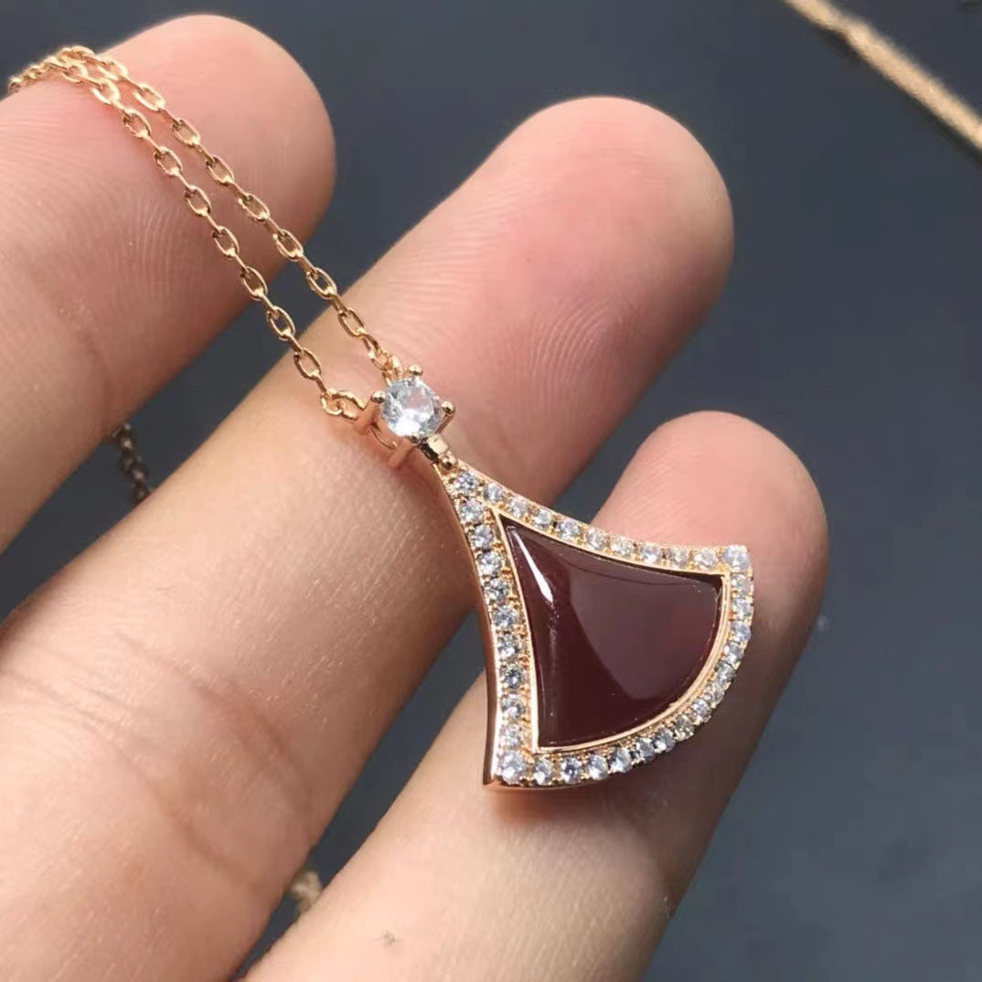 Fashion small fan shell necklace