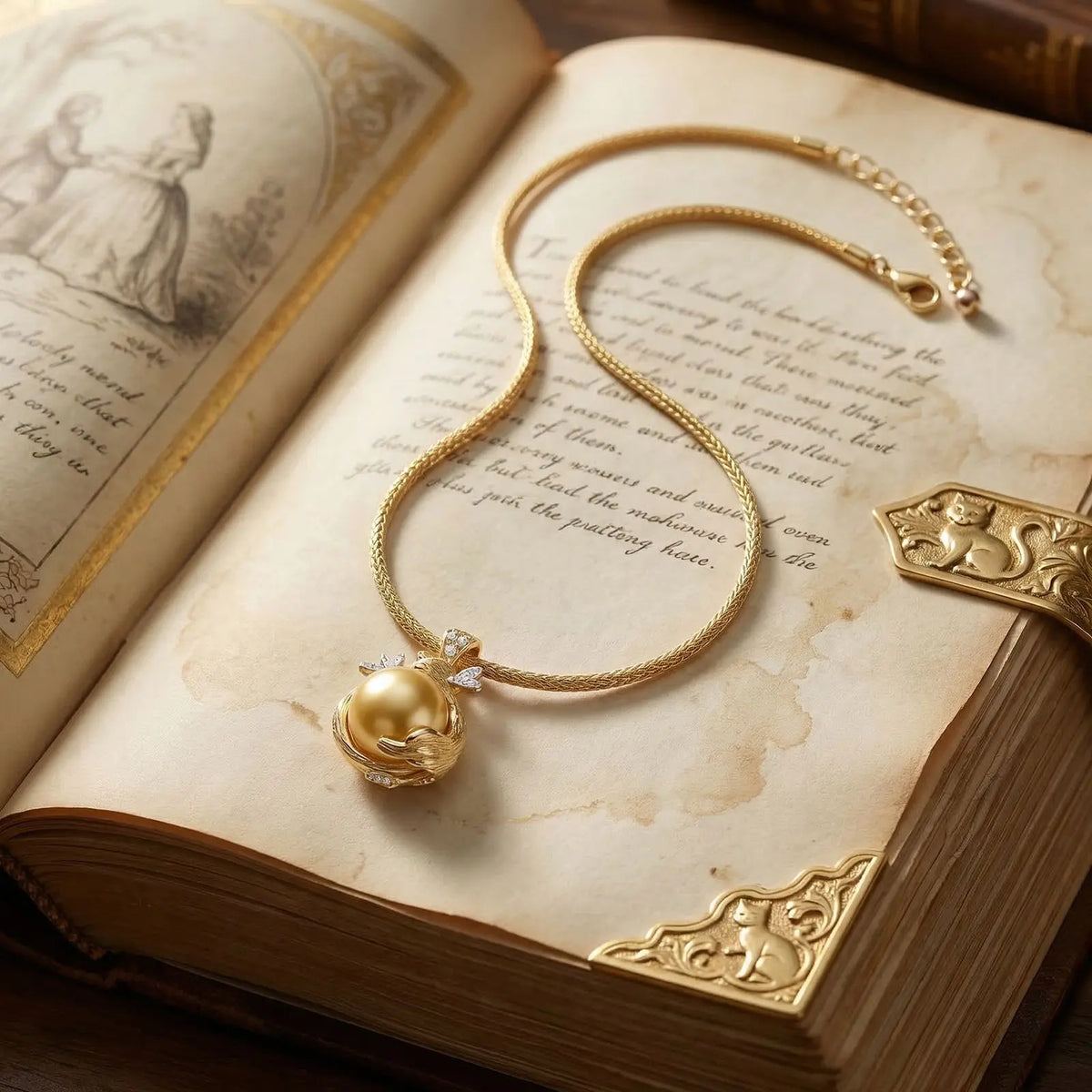 Ensemble collier et clous d'oreilles perles rondes nœud papillon Bijoux délicats haut de gamme et de niche