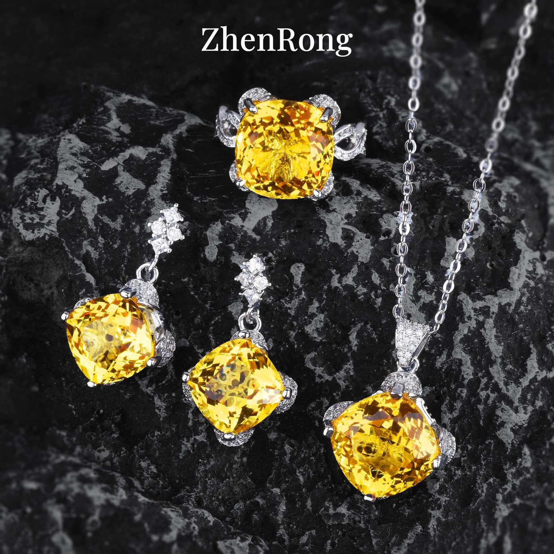 Fashion Aquamarine Topaz Color Treasure Series