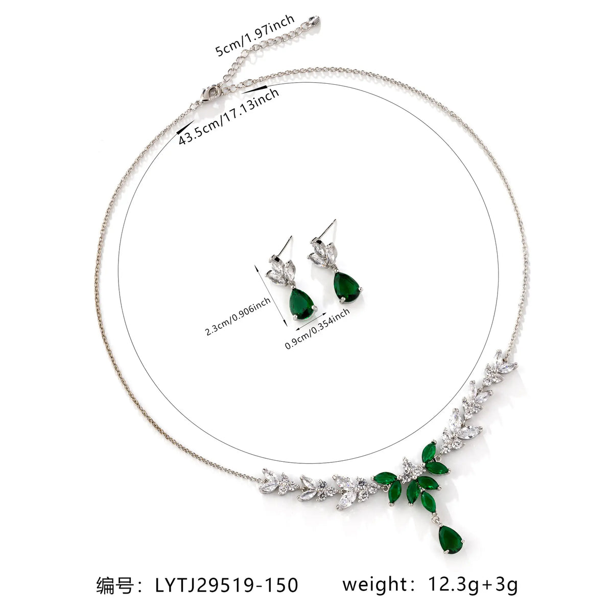 Vintage Inspired Crystal Jewelry Set – Red Gemstone Necklace Earrings Collection