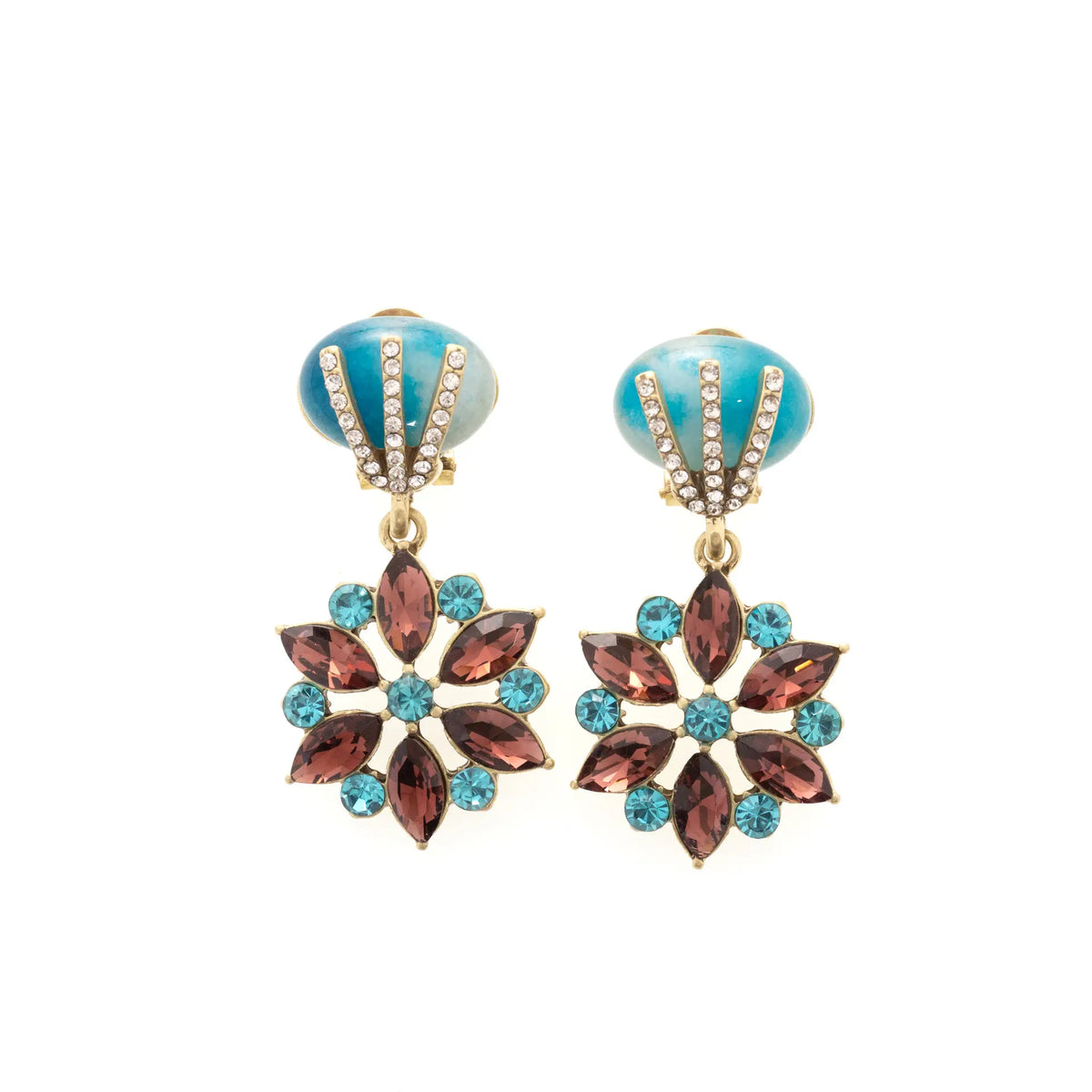 Boucles d'oreilles rétro créatives de style médiéval et de niche