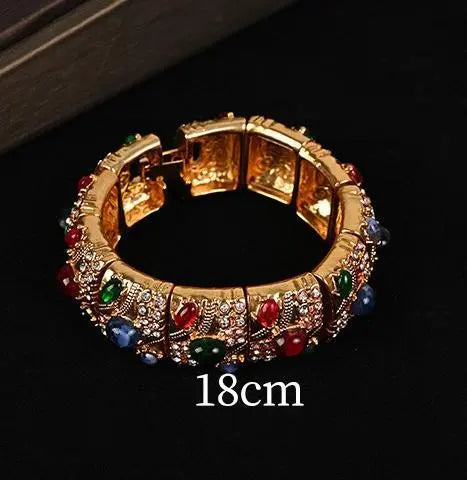 Parure Collier Boucles d'Oreilles Bracelet Vintage Strass