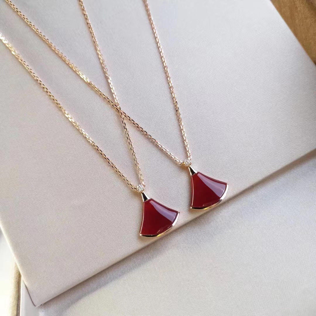 Fashion small fan shell necklace