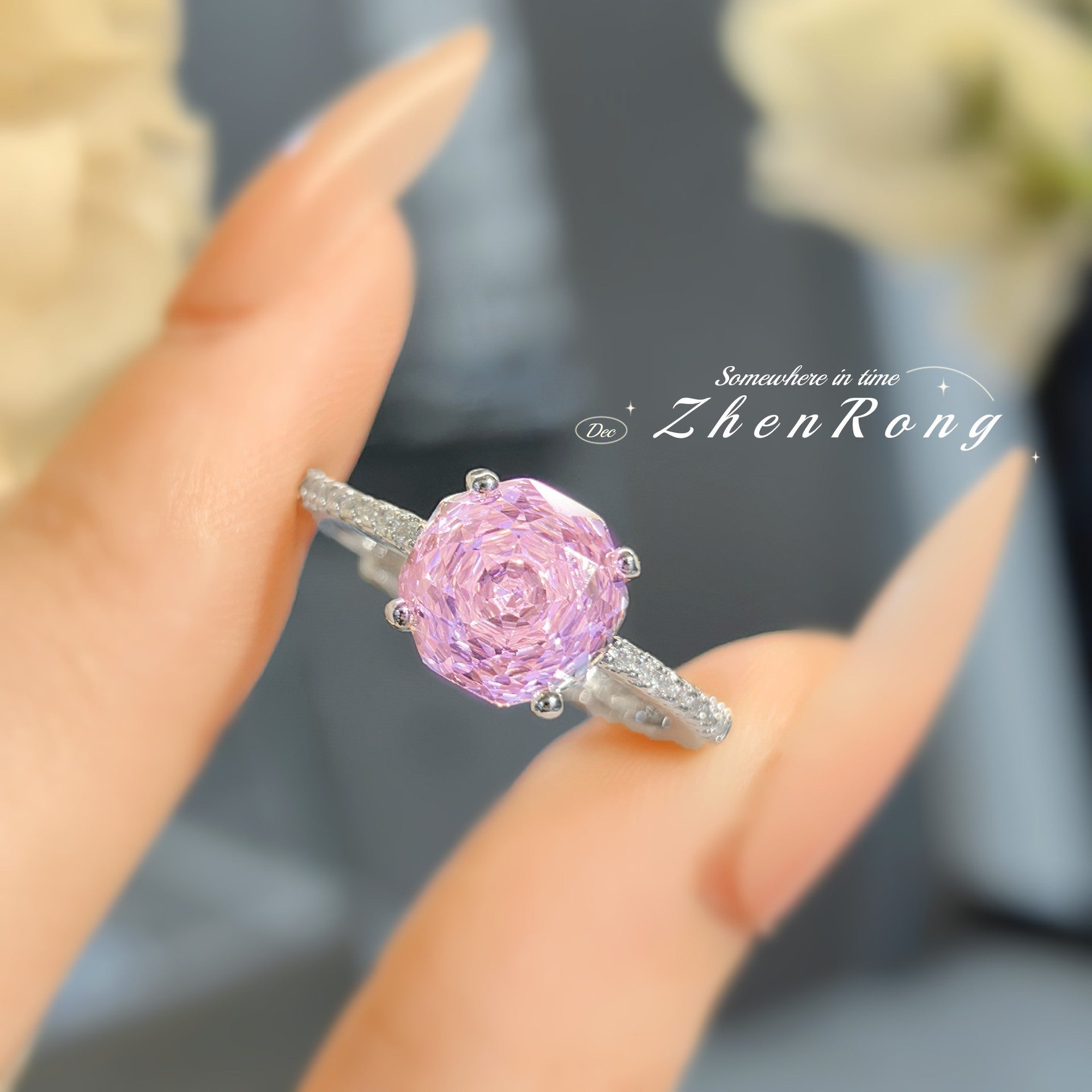 Fashion light luxury star anise rose color treasure series