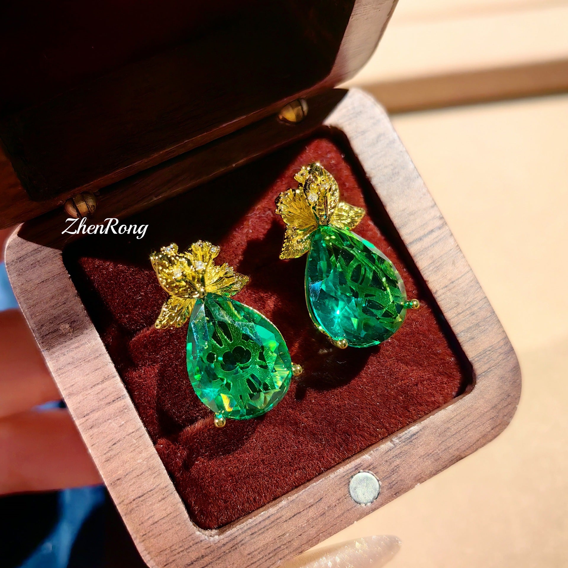 Italian brushed zircon color treasure series