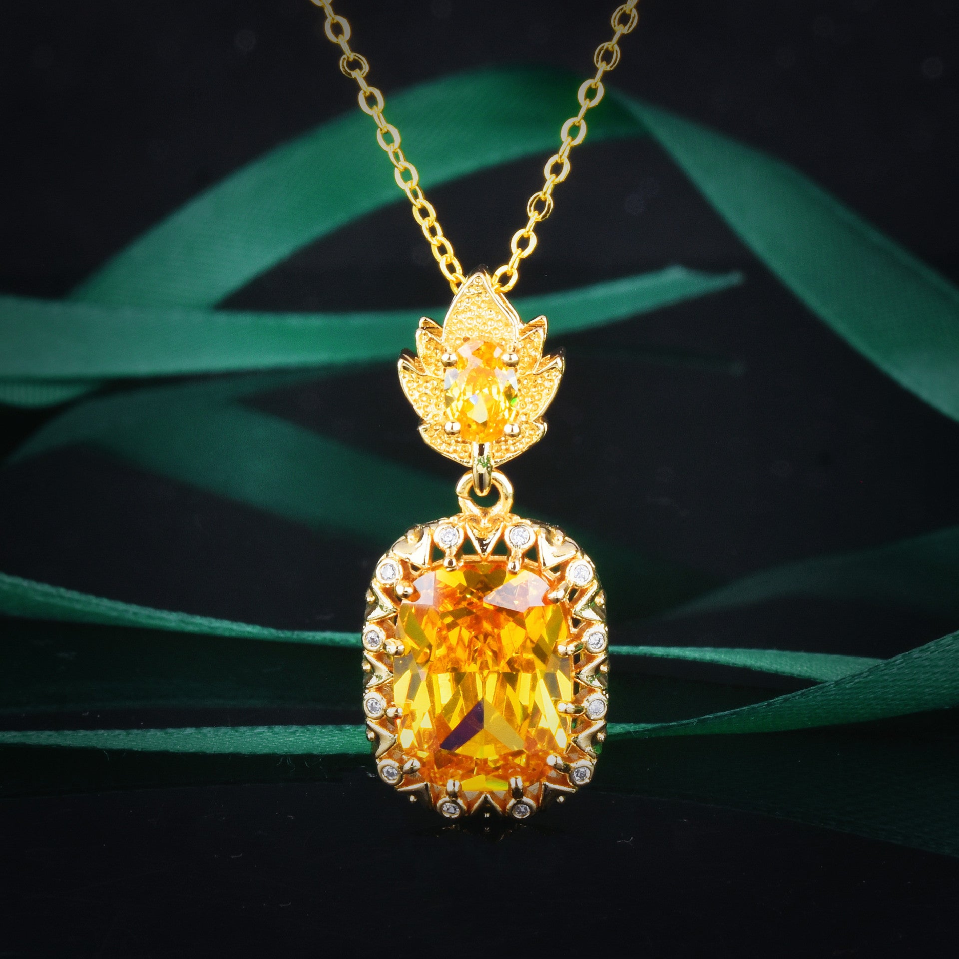 Italian retro high carbon diamond color treasure series