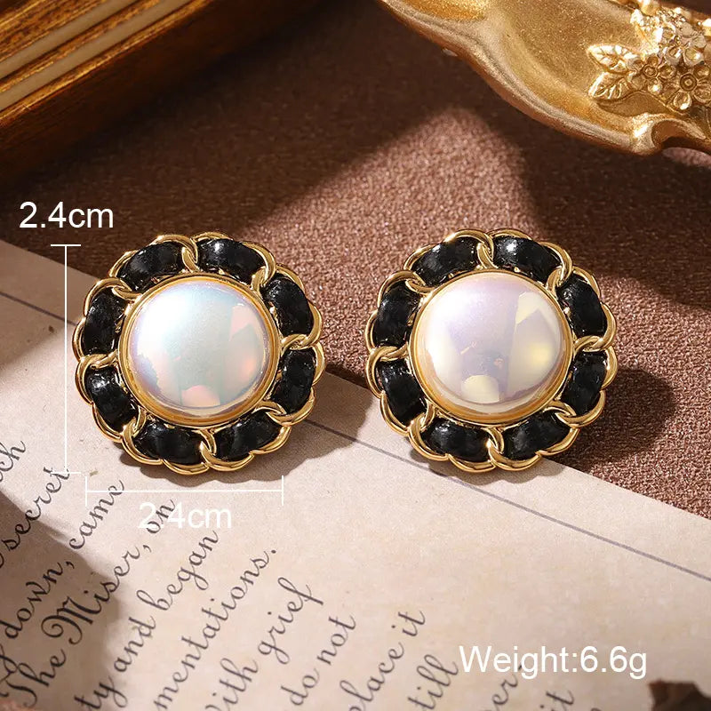 Boucles d'oreilles clous fantaisie médiévales, série