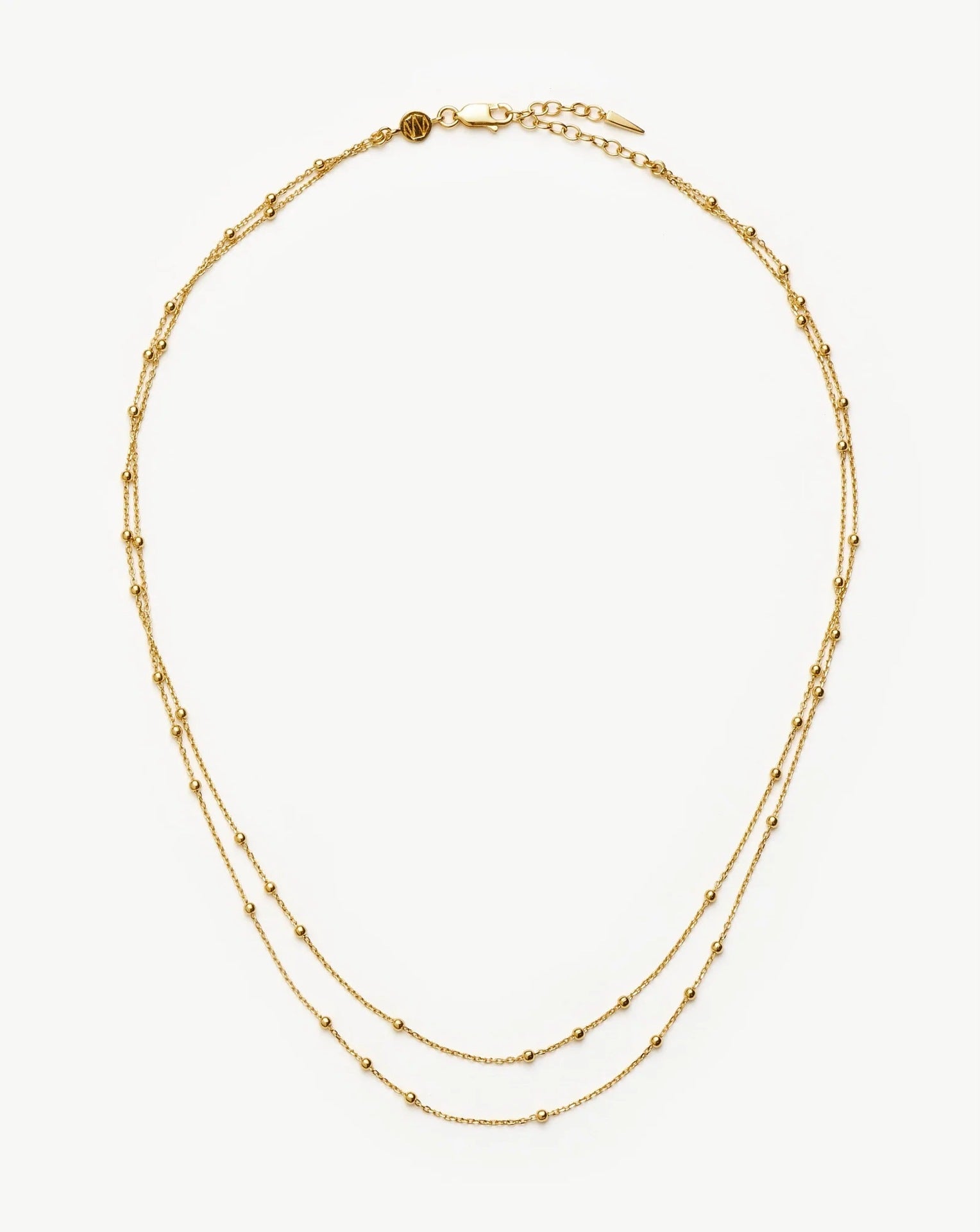 Light luxury stacked multi-layer snake bone chain necklace