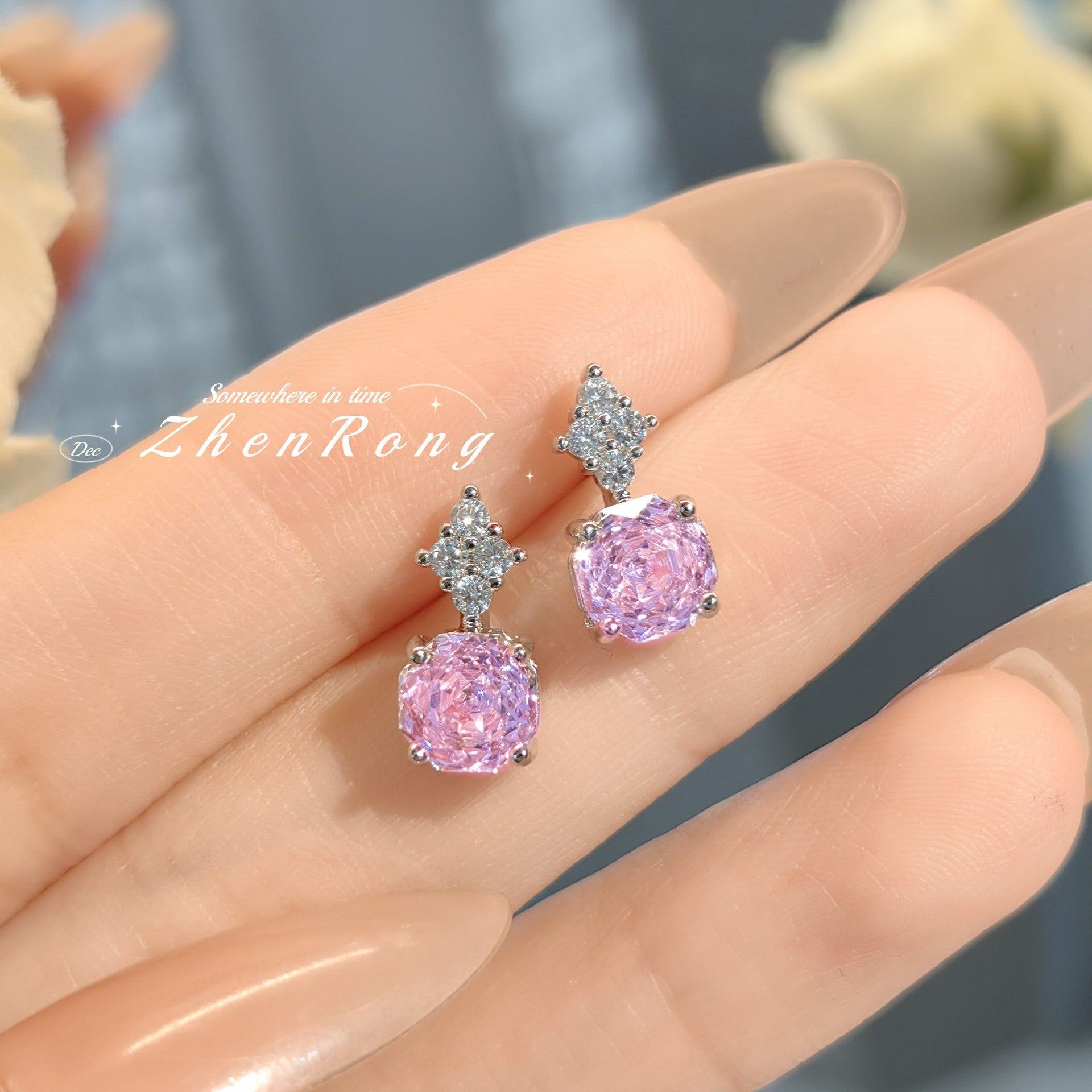 Fashion light luxury star anise rose color treasure series