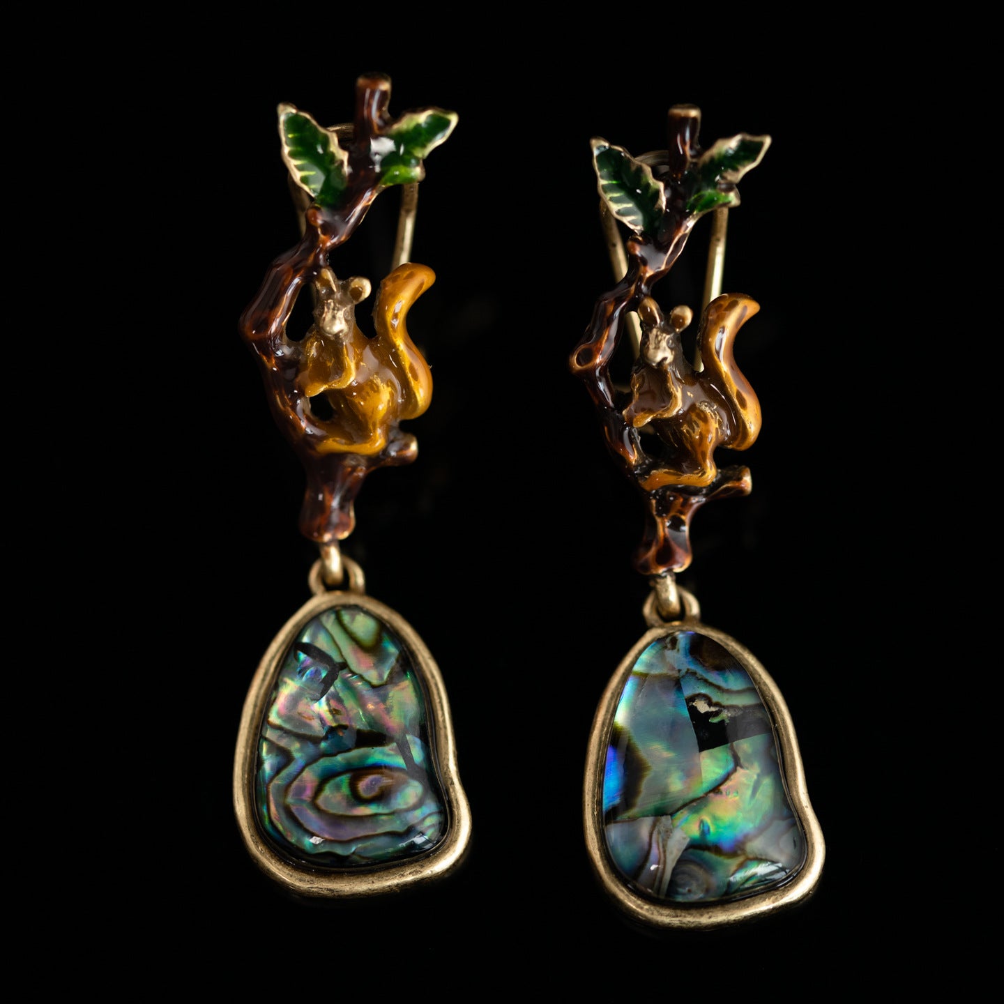 Fashion medieval retro niche earrings series