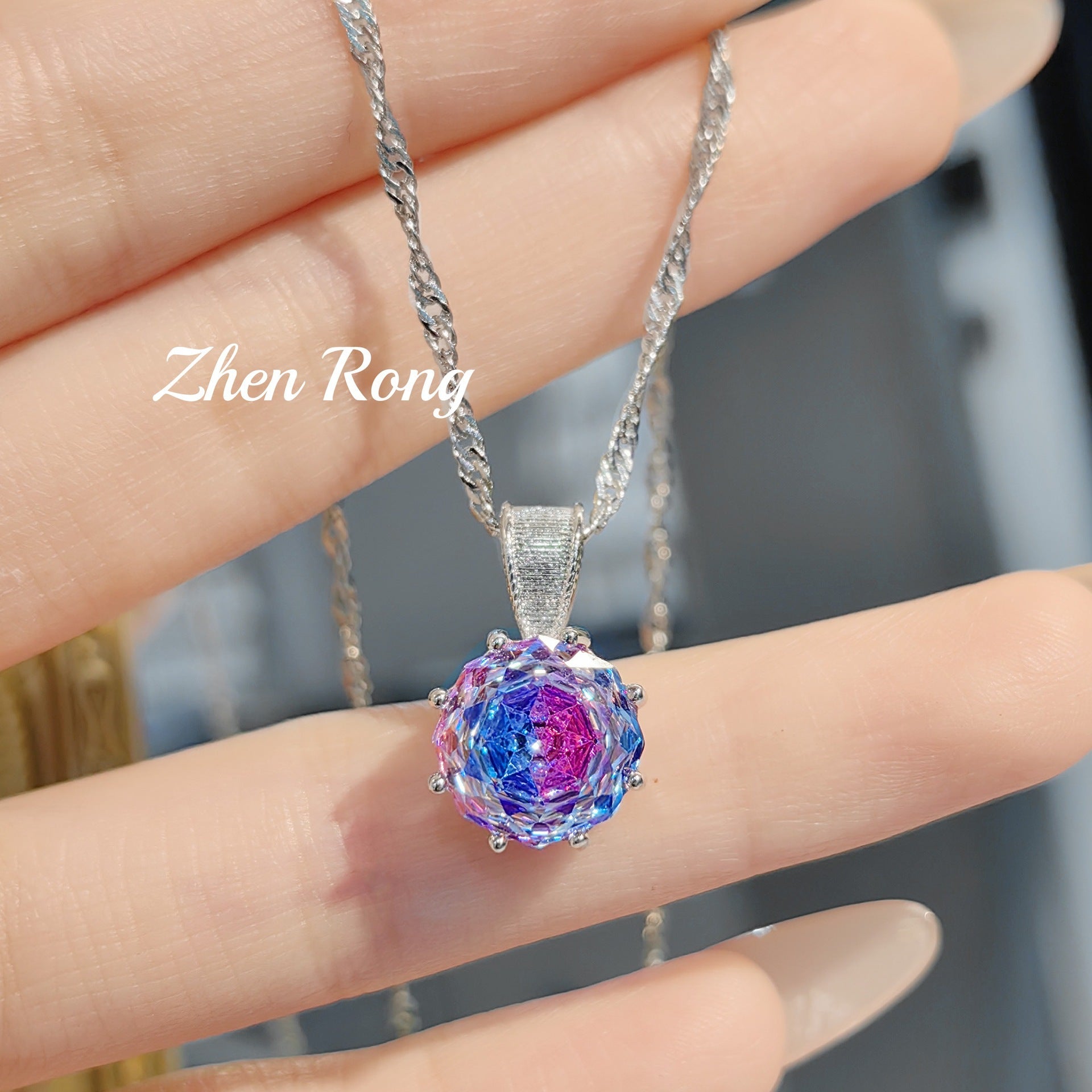 Light luxury brushed rose color treasure series