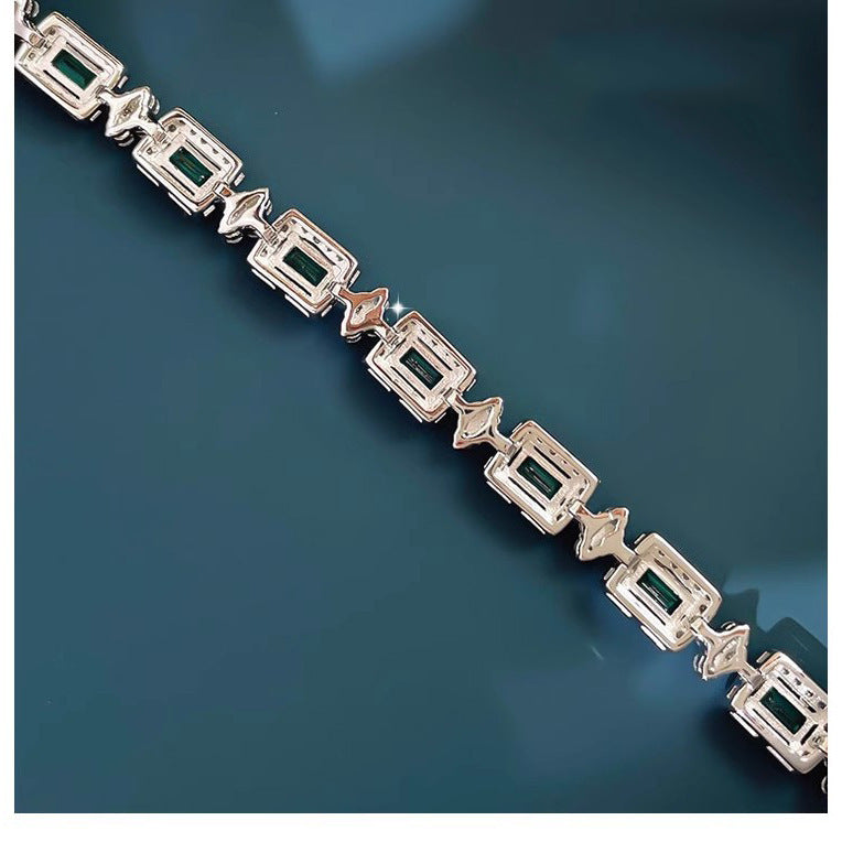 Light Luxury Emerald Paraiba Bracelet