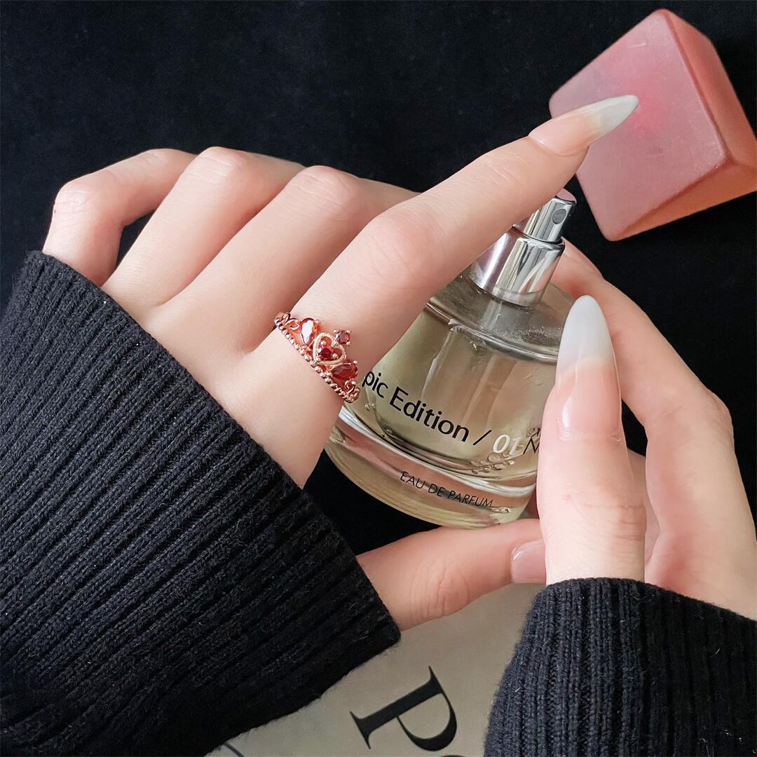 Light luxury colored treasure series ring